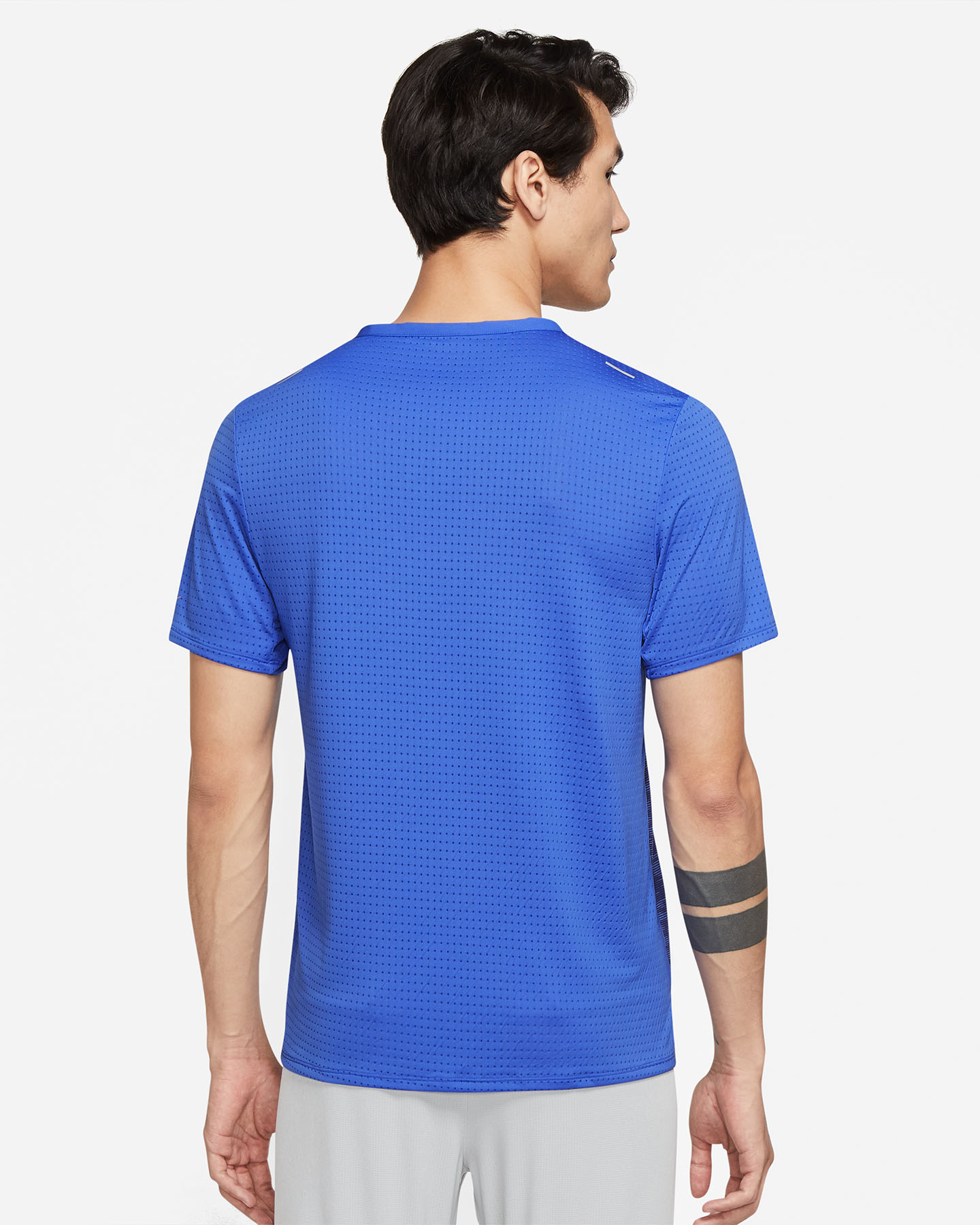 T-shirt running NIKE DRI FIT RUN DIVISION RISE365 M - Blu - 1 | Cisalfa Sport