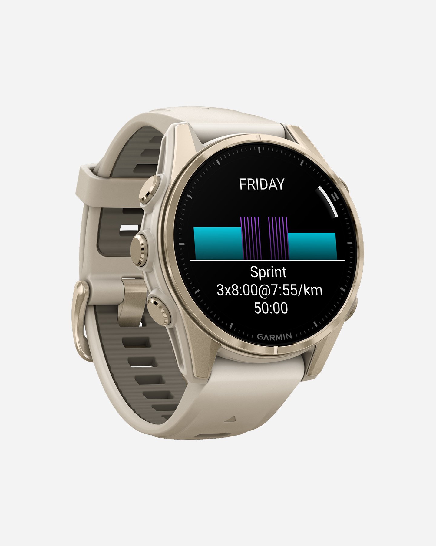 Orologio multifunzione GARMIN FENIX 8 AMOLED 43MM SAPPHIRE  - Oro - 3 | Cisalfa Sport