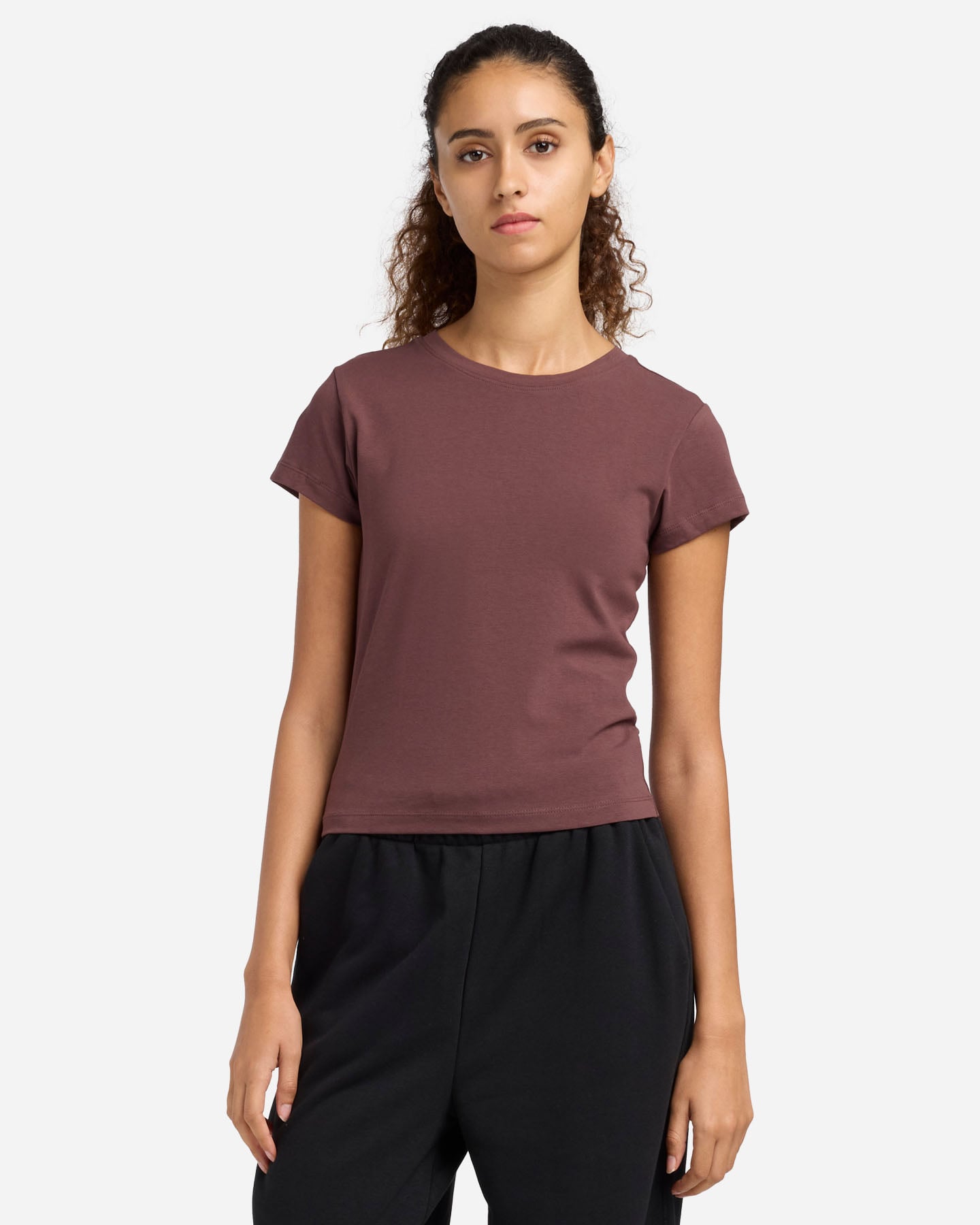 T-shirt ABC NEW BASIC W - Marrone - 1 | Cisalfa Sport