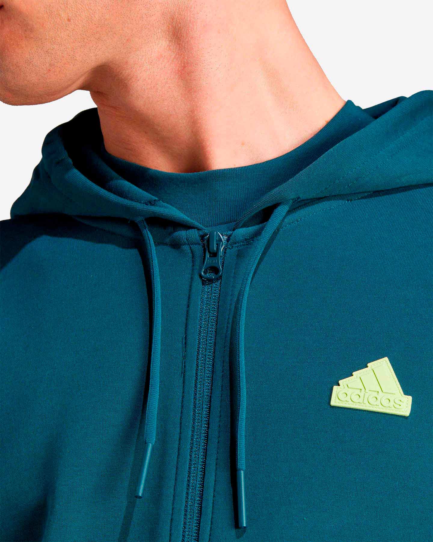 Felpa ADIDAS 3 STRIPES M - Verde - 4 | Cisalfa Sport