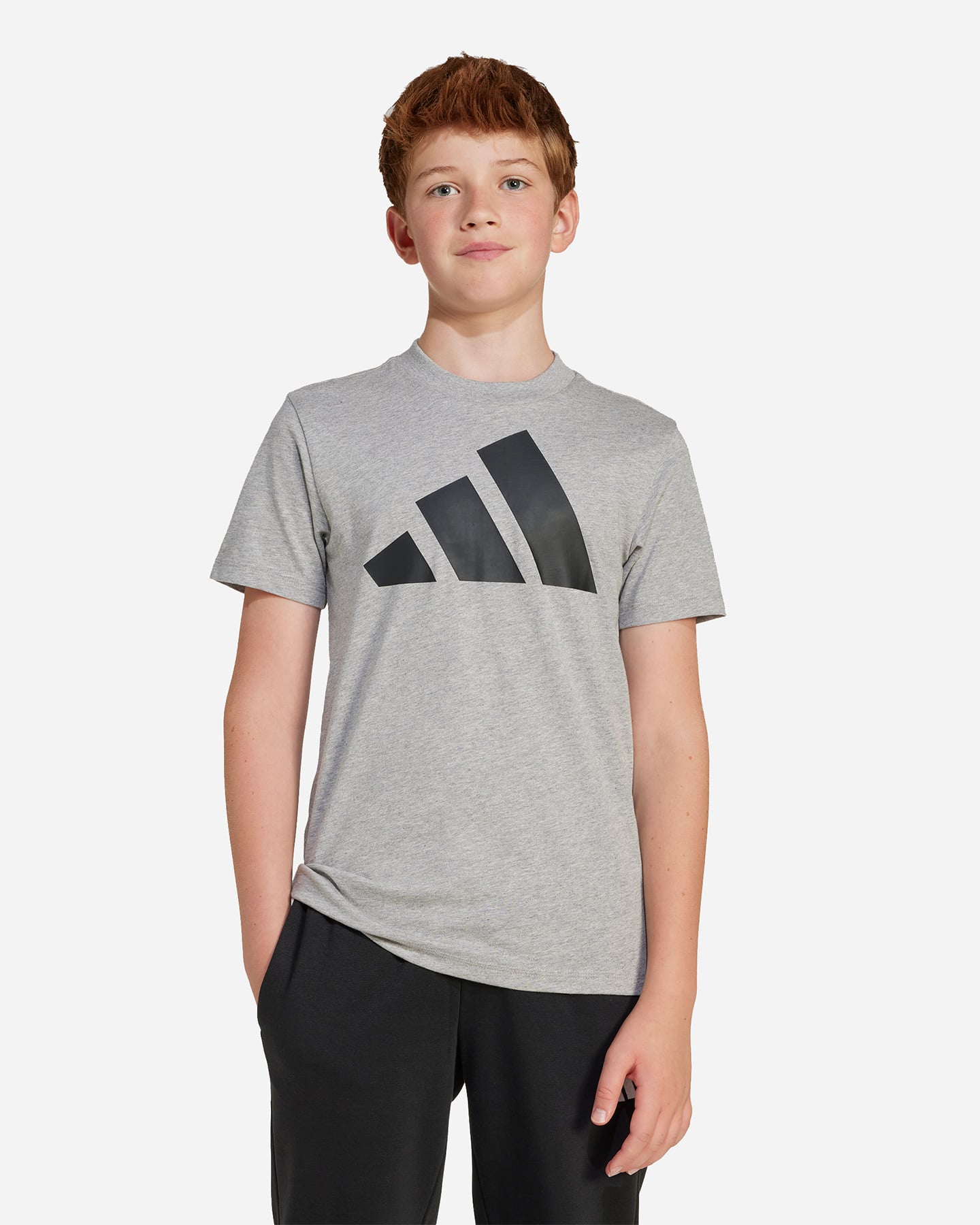 T-shirt ADIDAS ESSENTIALS JR - Grigio - 1 | Cisalfa Sport