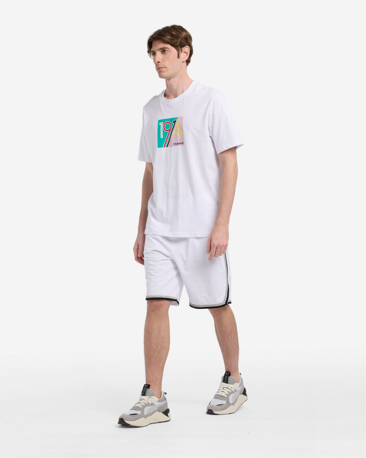 T-shirt ADMIRAL ESSENTIAL COLLEGE M - Bianco - 4 | Cisalfa Sport