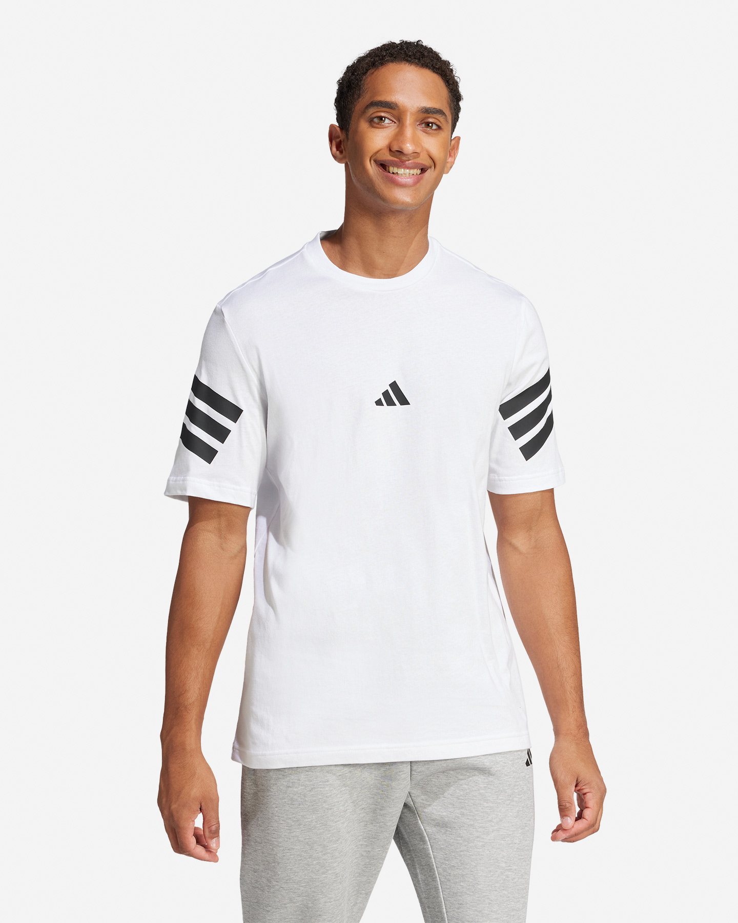 T-shirt ADIDAS 3STRIPES M - Bianco - 1 | Cisalfa Sport