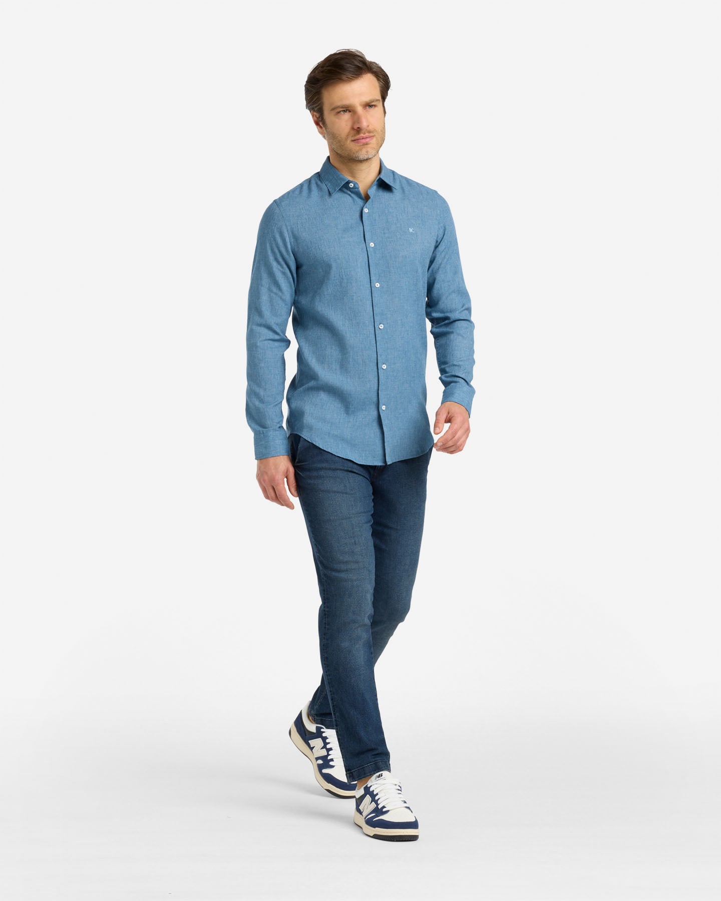 Camicia BEST COMPANY NEXT 24/7 M - Blu - 2 | Cisalfa Sport