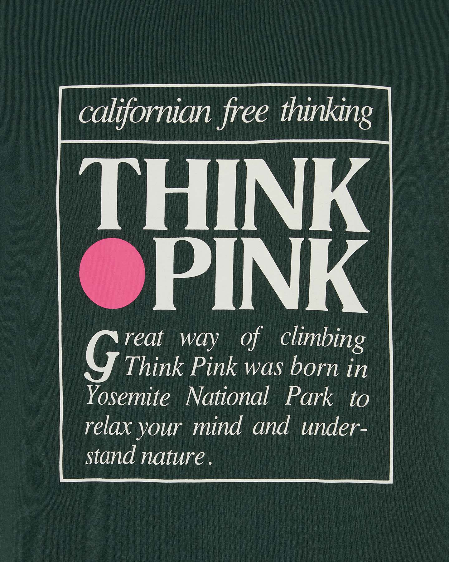 T-shirt THINK PINK BIG LOGO M - Verde - 2 | Cisalfa Sport