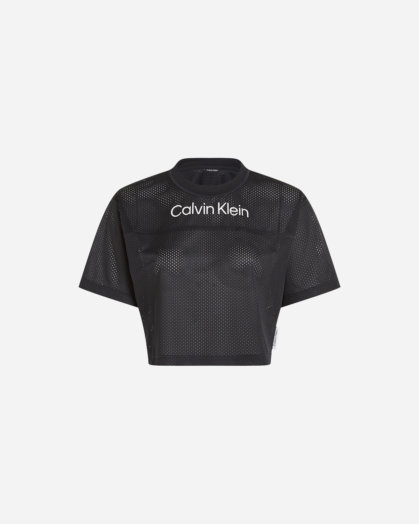 T-shirt CALVIN KLEIN SPORT MESH BIG LOGO W - Nero - 0 | Cisalfa Sport