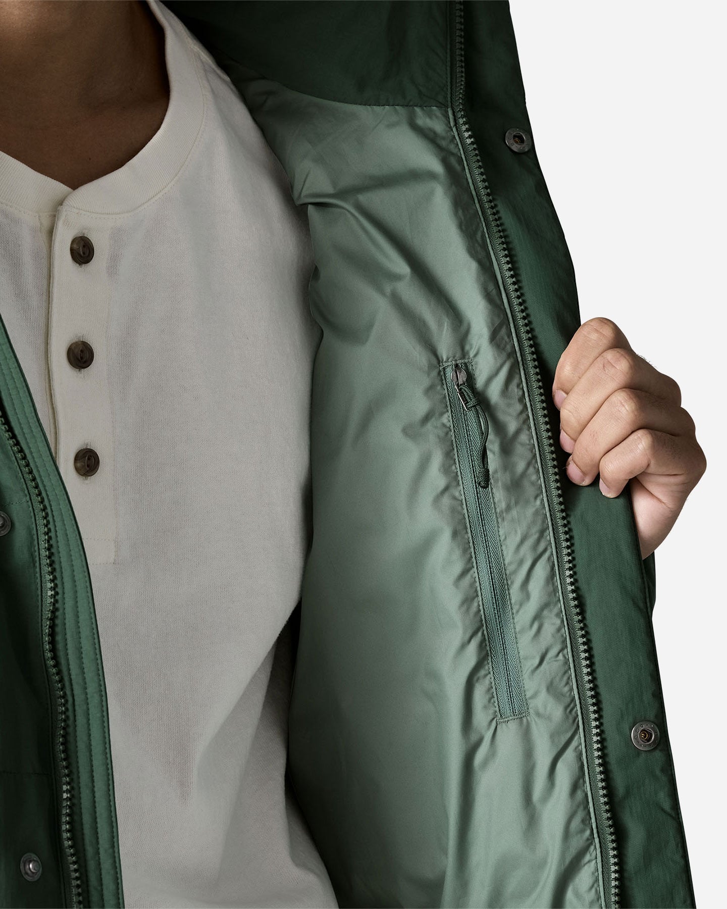 Piumino PATAGONIA SISAR DOWN M - Verde - 5 | Cisalfa Sport