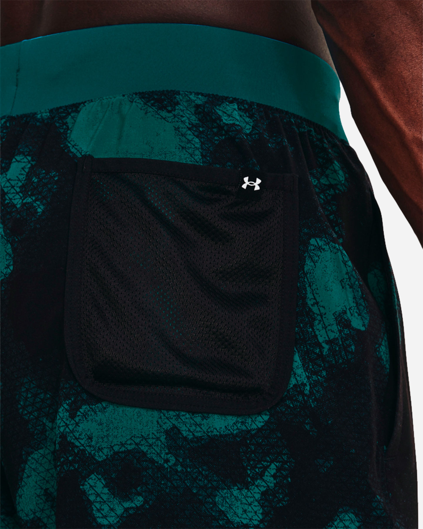 Pantaloncini UNDER ARMOUR THE ROCK PRINTED M - Verde - 4 | Cisalfa Sport