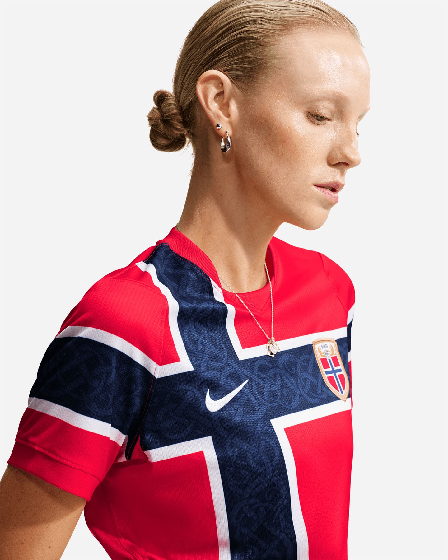 Maglia calcio ufficiale NIKE NORVEGIA HOME 26 STADIUM W - Color mix - 4 | Cisalfa Sport