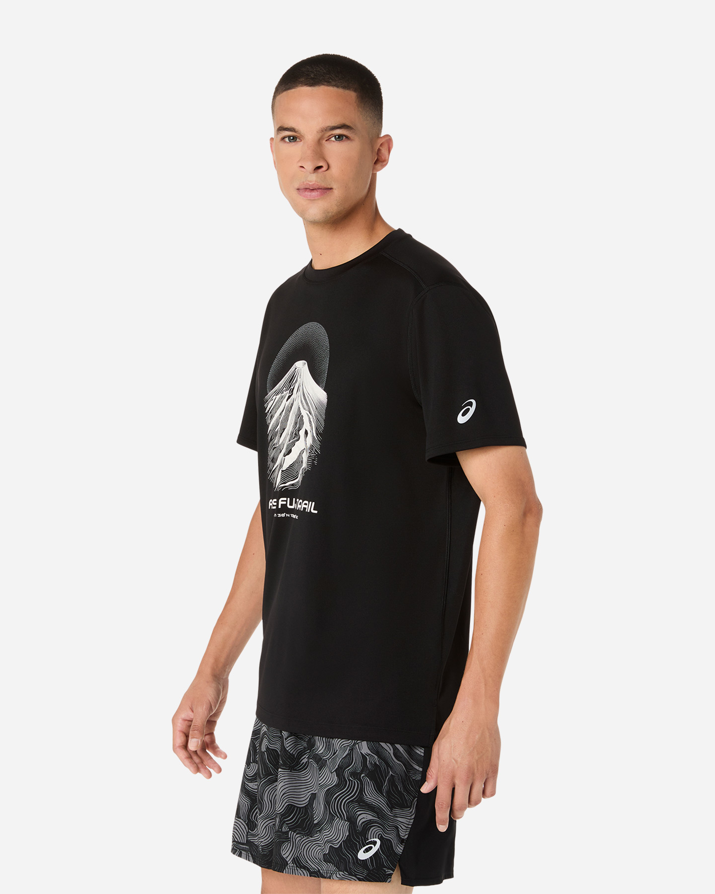 T-shirt running ASICS FUJITRAIL M - Nero - 2 | Cisalfa Sport