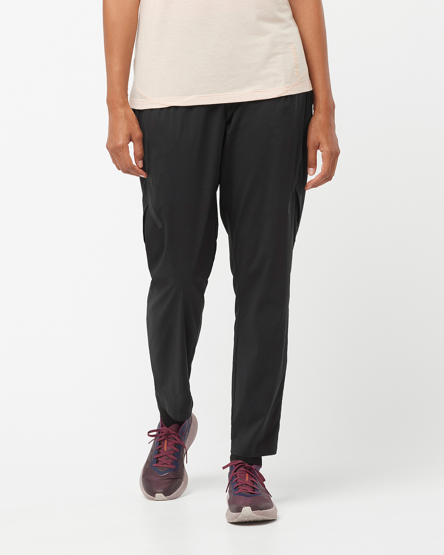 Pantalone outdoor SALOMON RUNLIFE W - Nero - 1 | Cisalfa Sport