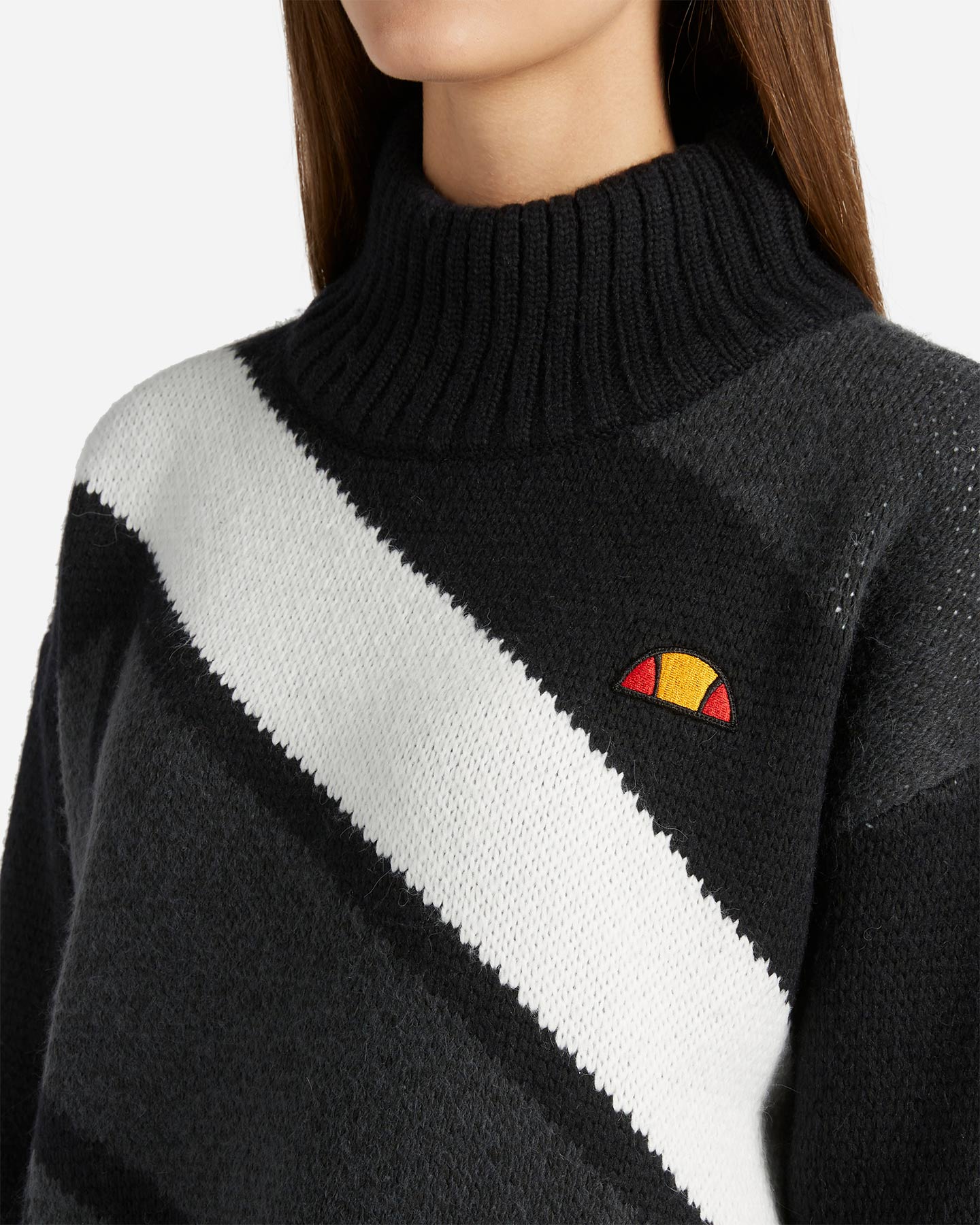 Maglione ELLESSE HIGH NECK FASHION W - Nero - 4 | Cisalfa Sport