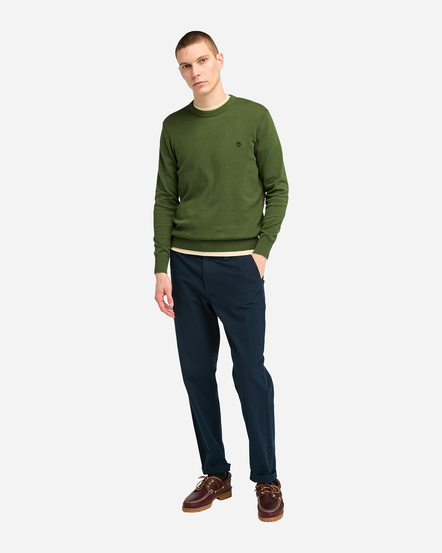 Maglione TIMBERLAND BASIC M - Verde - 3 | Cisalfa Sport