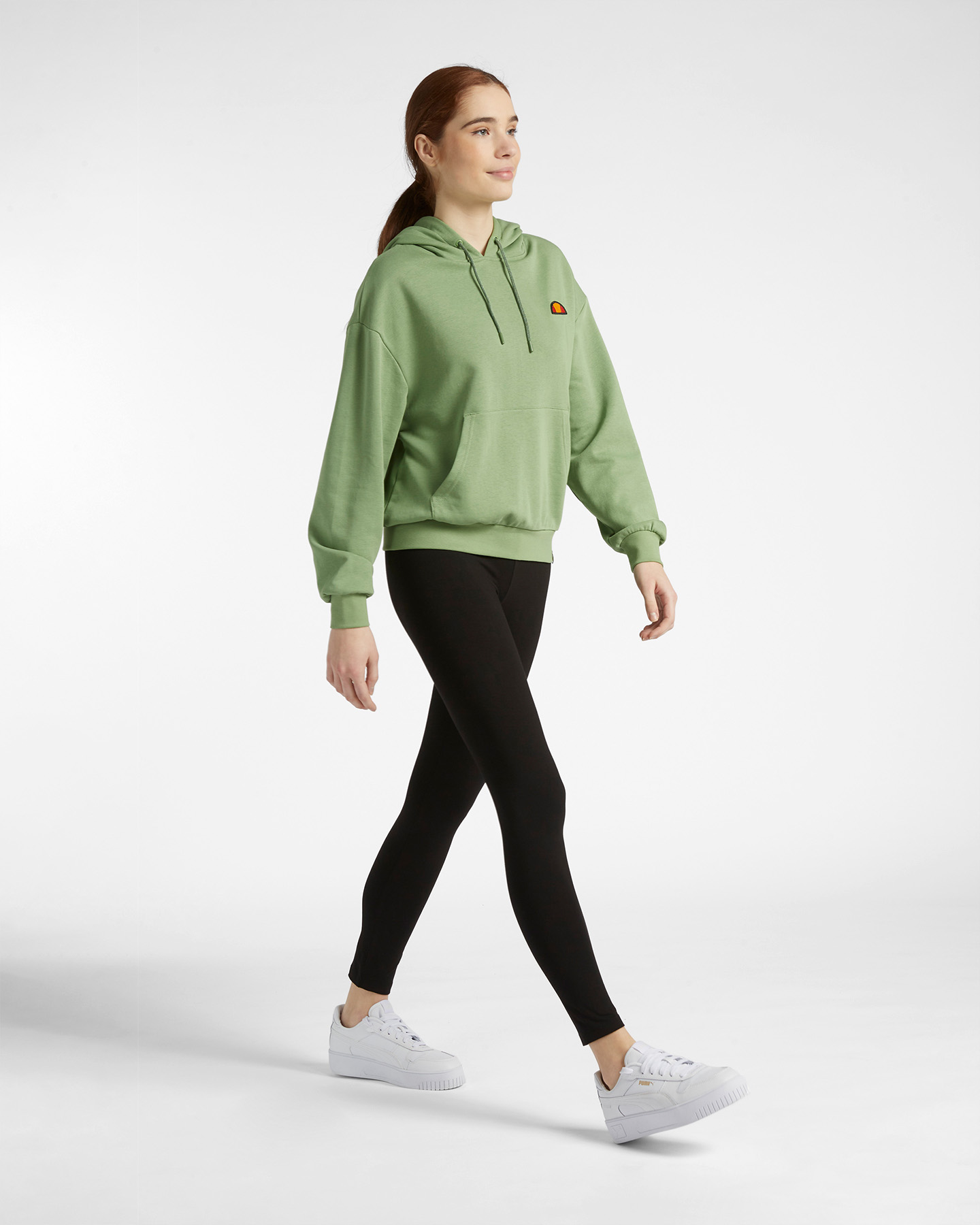 Felpa ELLESSE BASIC W - Verde - 3 | Cisalfa Sport