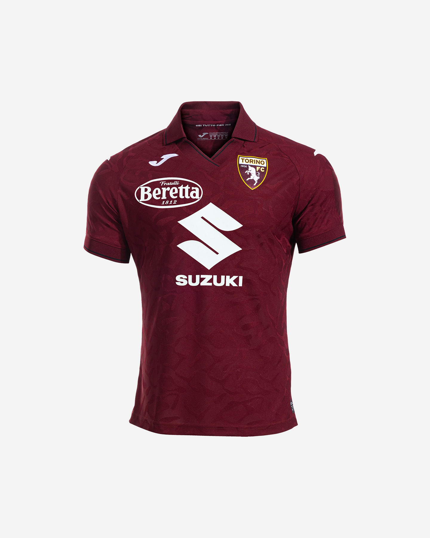Joma Torino Home 25-26 Jr - Maglia Calcio Ufficiale - Marrone
