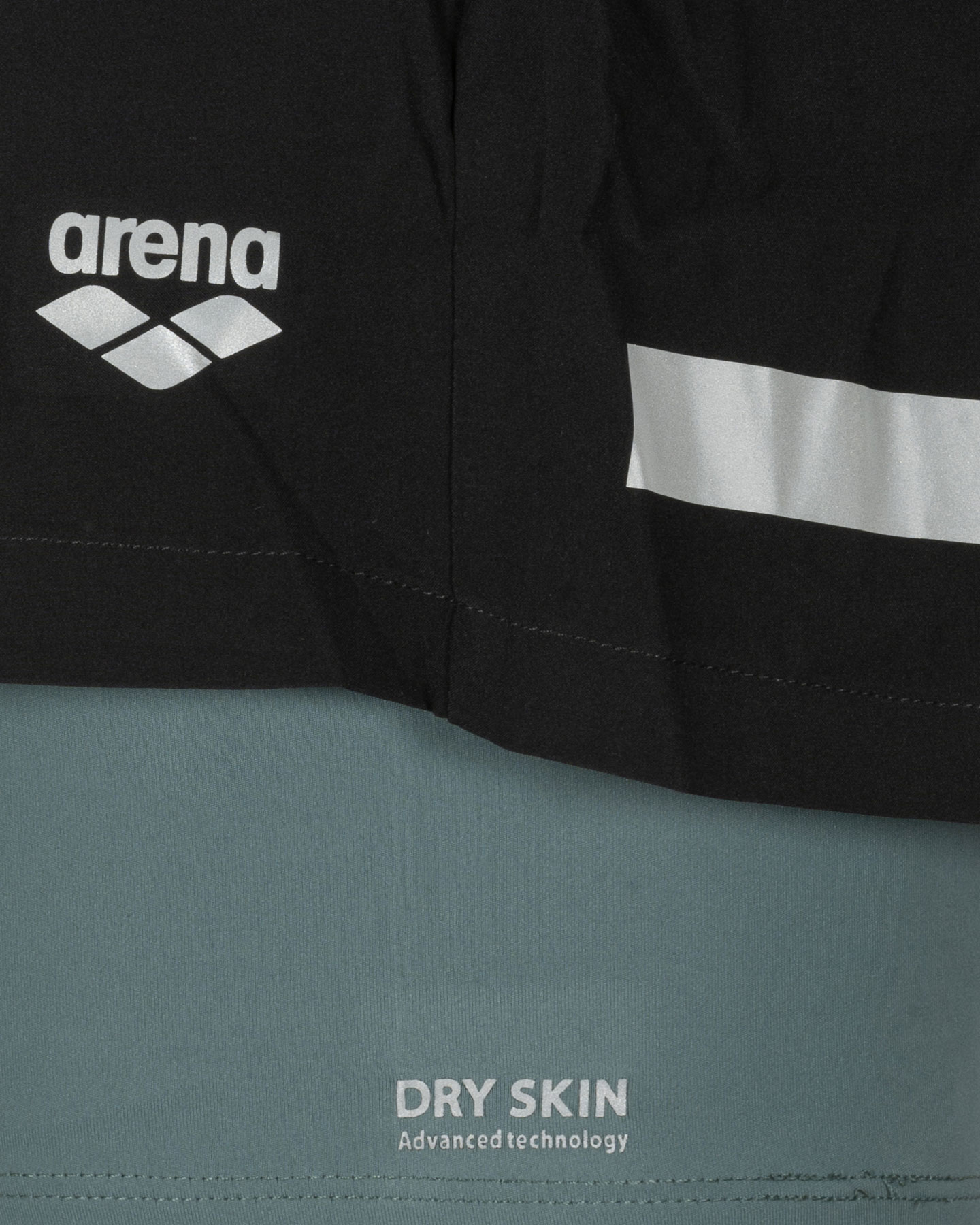 Short running ARENA ATHLETIC RUN M - Nero - 2 | Cisalfa Sport