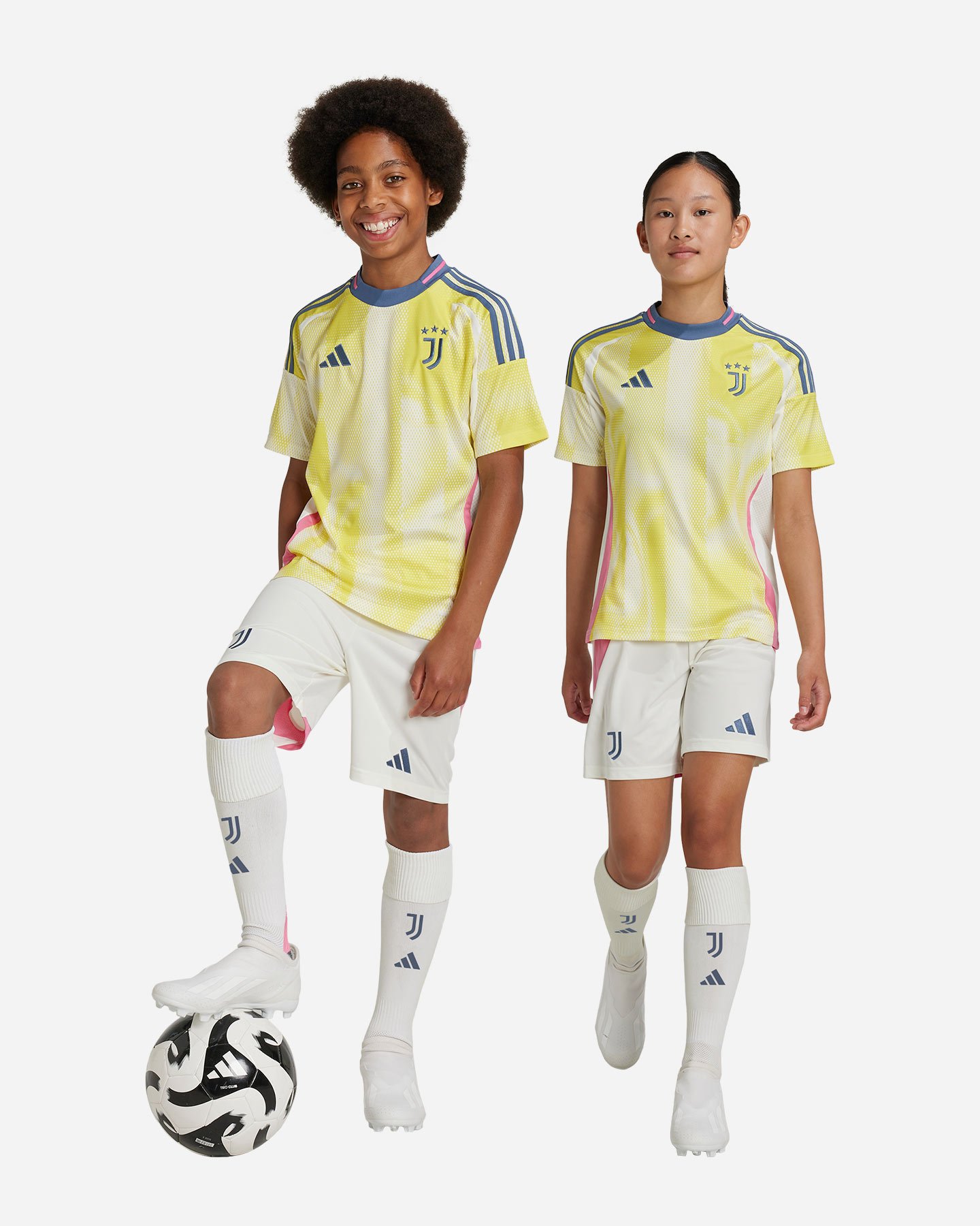 Pantaloncini calcio ufficiali ADIDAS JUVENTUS AWAY 24-25 JR - Bianco - 2 | Cisalfa Sport