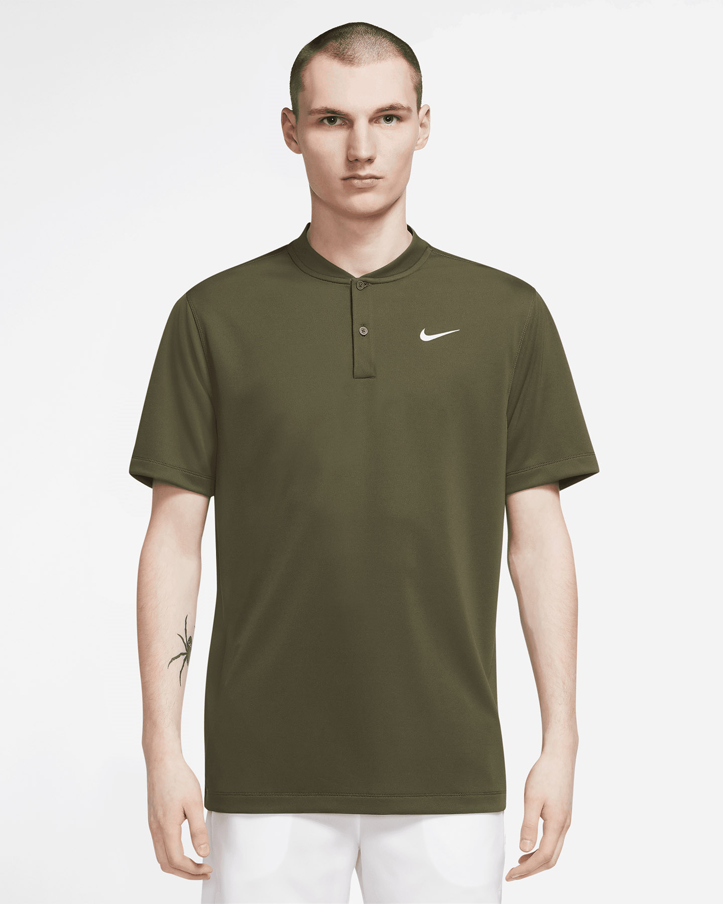 Polo tennis NIKE DRI-FIT BLADE SOLID M - Verde - 0 | Cisalfa Sport