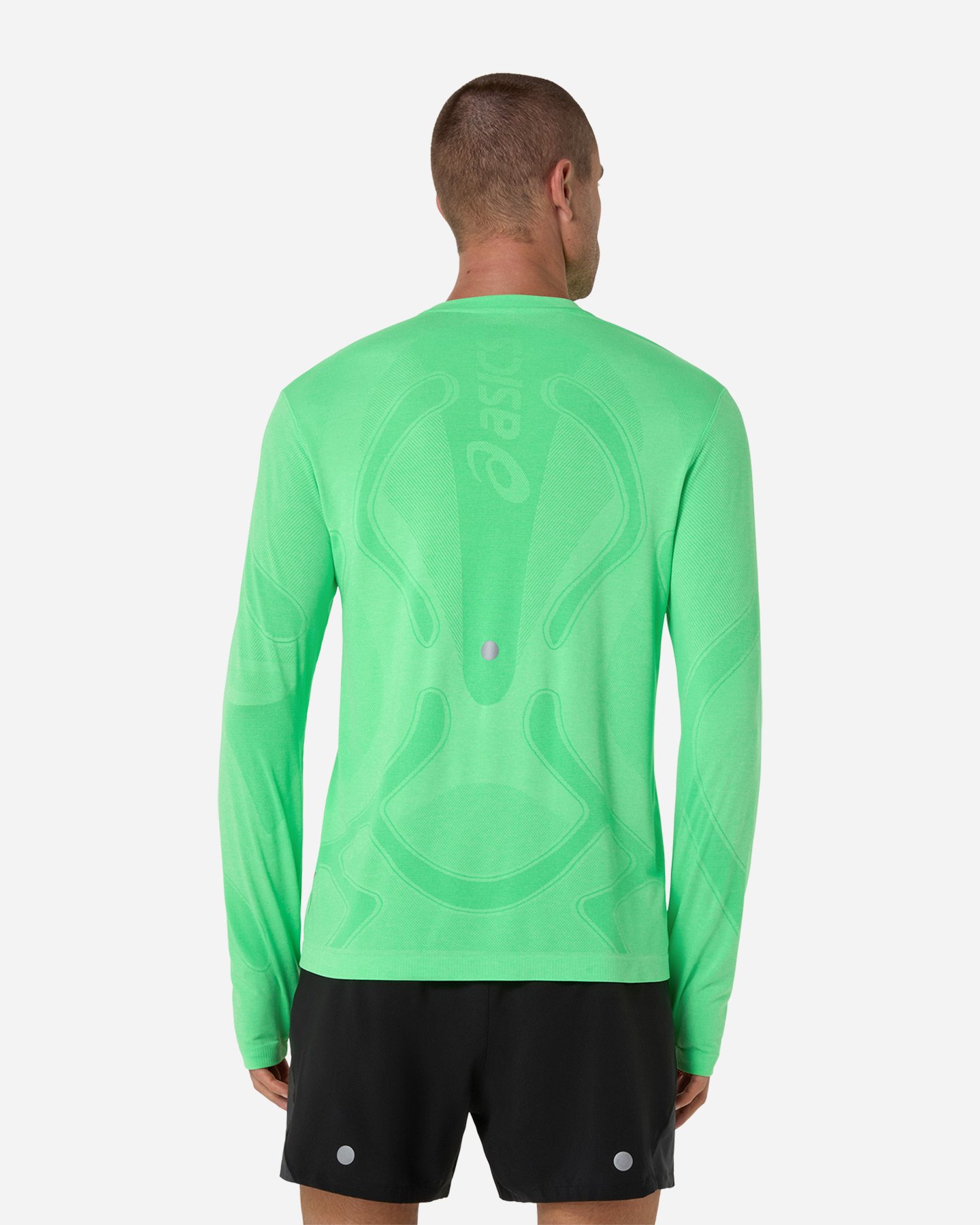 Maglia running ASICS ROAD M - Verde - 2 | Cisalfa Sport