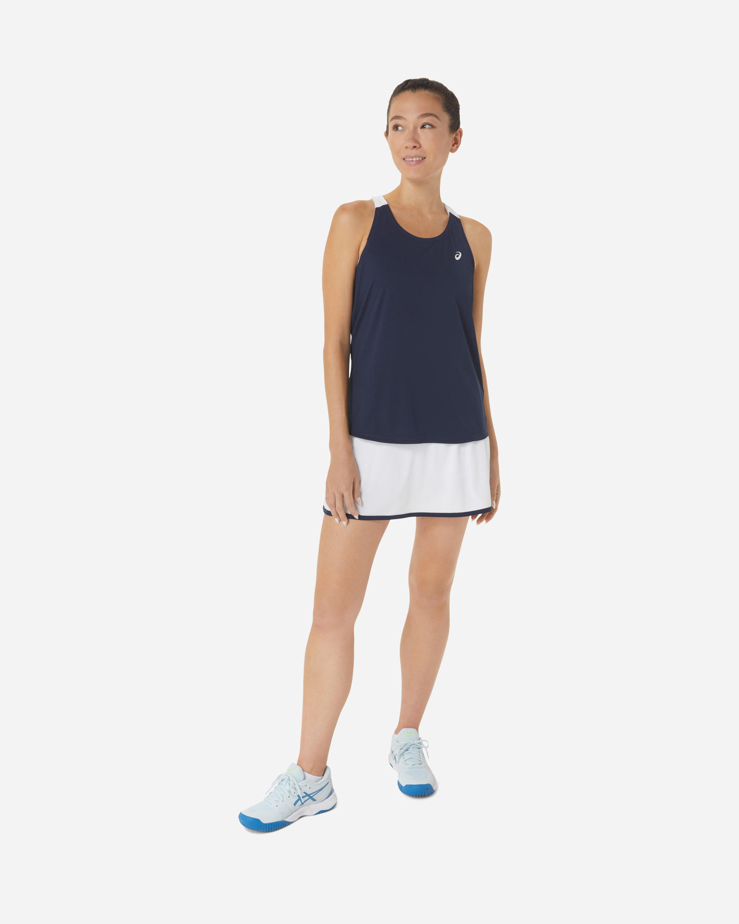 T-shirt tennis ASICS COURT W - Blu - 3 | Cisalfa Sport