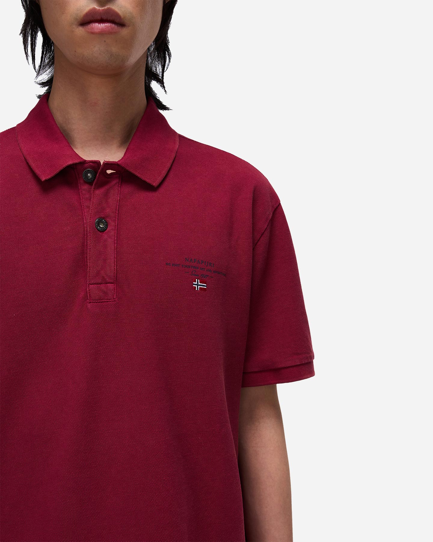 Polo NAPAPIJRI ELBAS 4 M - Marrone - 4 | Cisalfa Sport