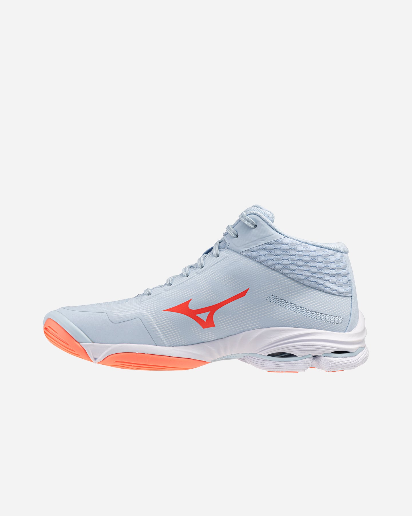 Scarpe volley MIZUNO WAVE LIGHTENING PRO MID W - Blu - 4 | Cisalfa Sport