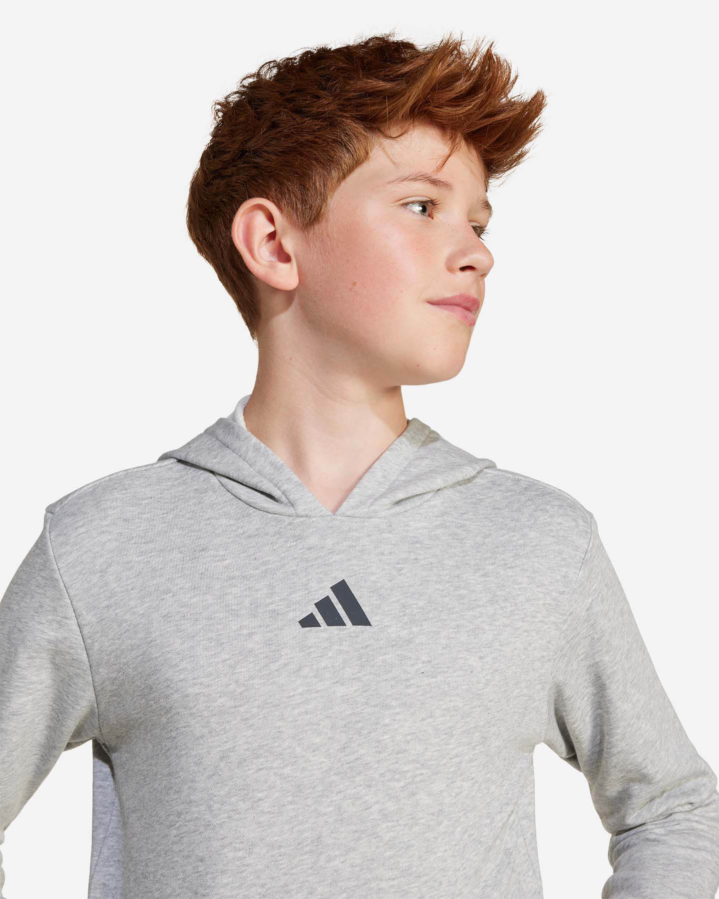 Felpa ADIDAS SMILEY JR - Grigio - 5 | Cisalfa Sport