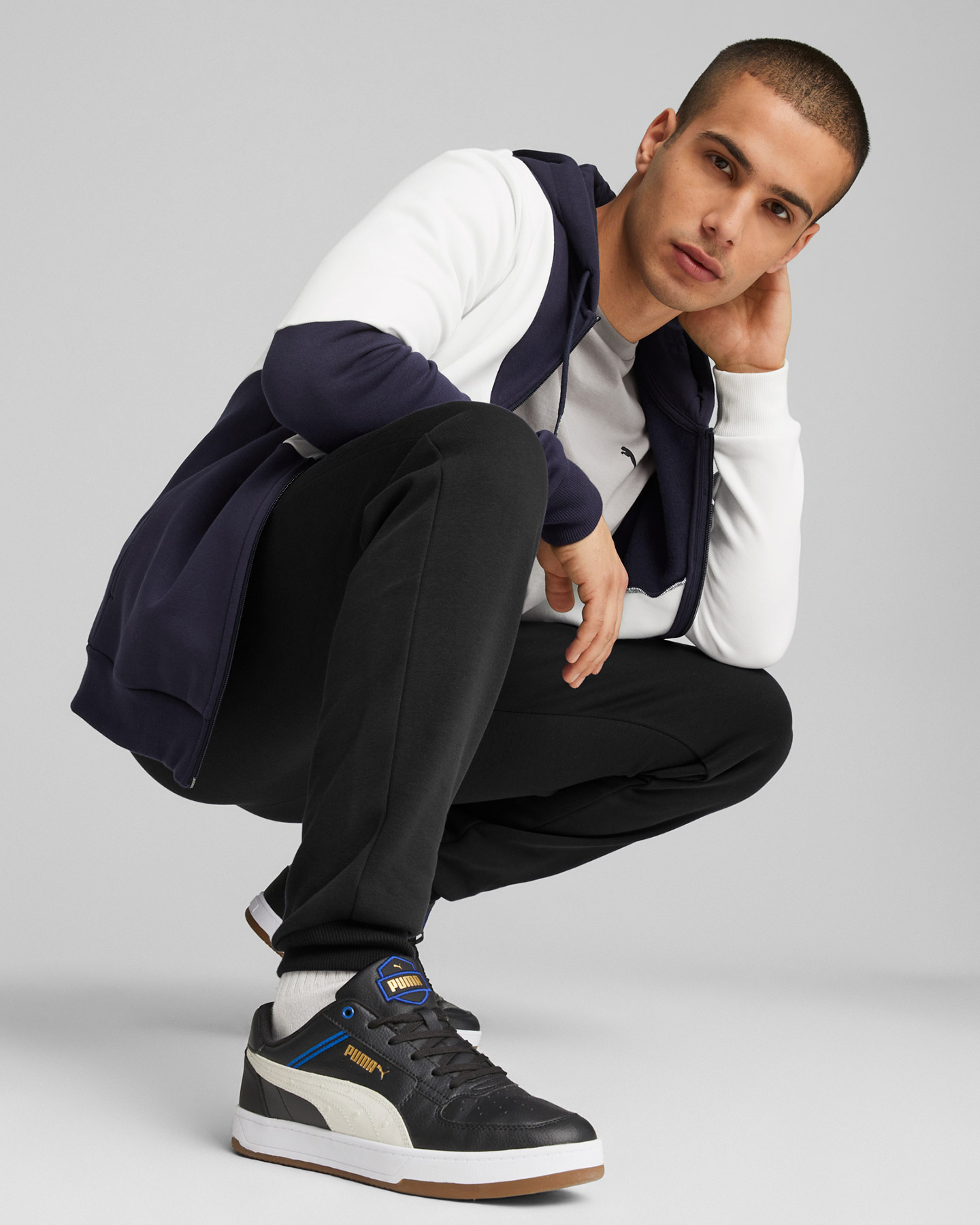 Tuta PUMA COLOR BLOCK M - Blu - 4 | Cisalfa Sport