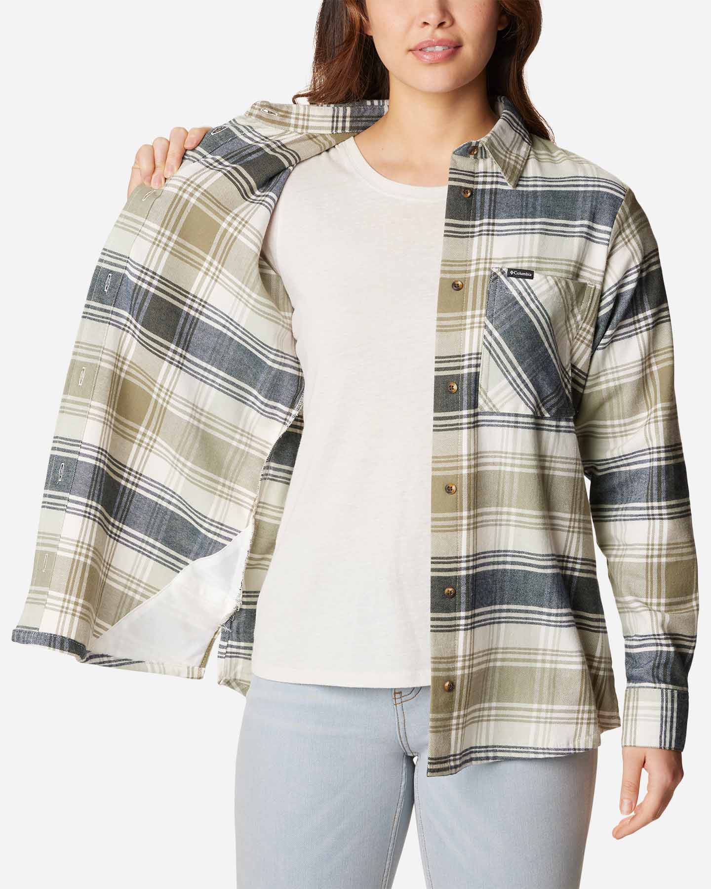 Camicia COLUMBIA CALICO BASIN W - Verde - 2 | Cisalfa Sport