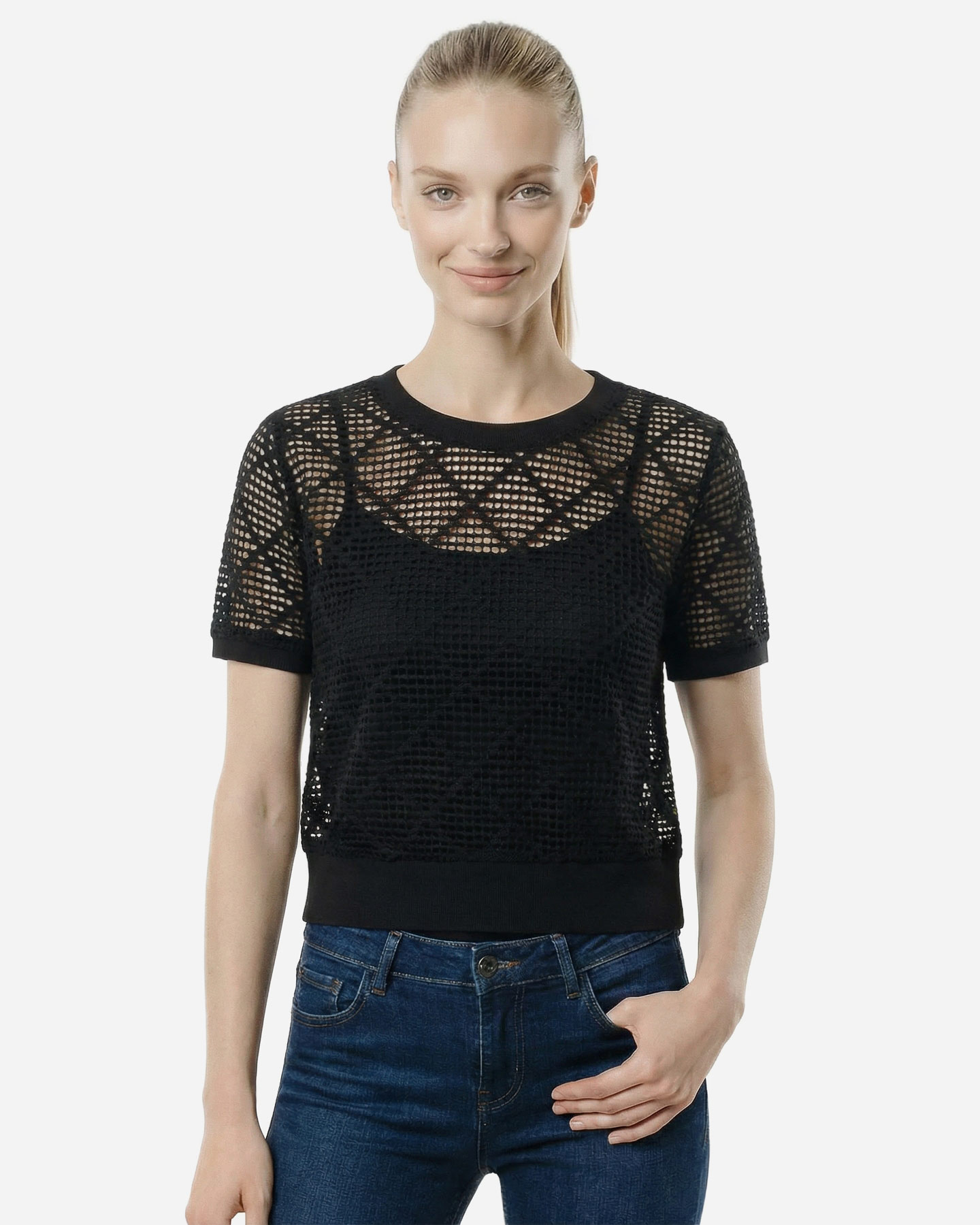 T-shirt MISTRAL ETNIC COLLECTION W - Nero - 2 | Cisalfa Sport