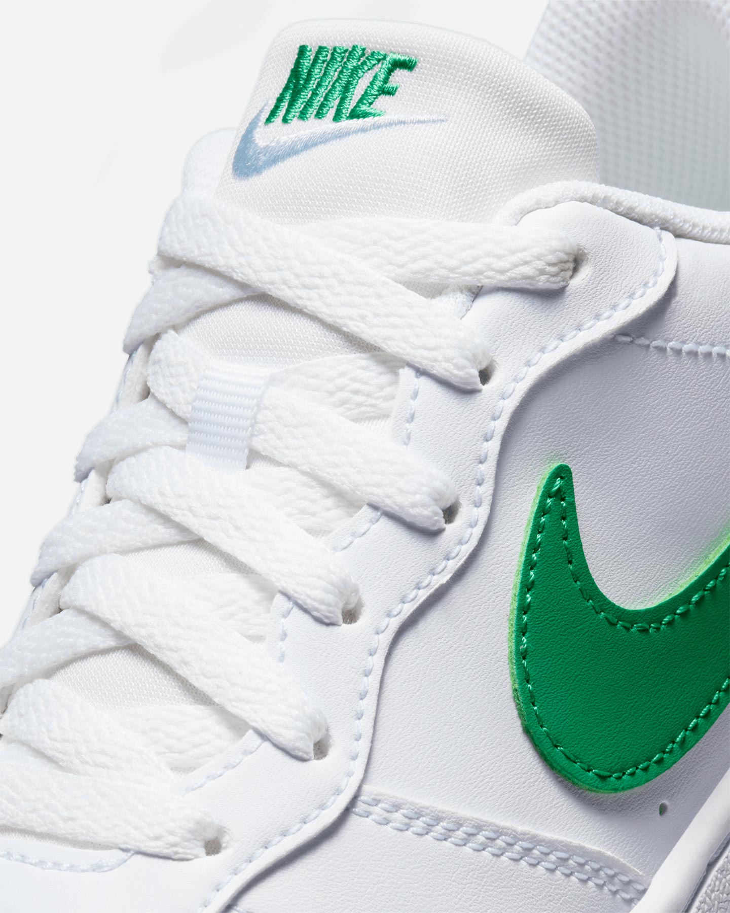 Scarpe sneakers NIKE COURT BOROUGH LOW RECRAFT GS JR - Bianco - 5 | Cisalfa Sport