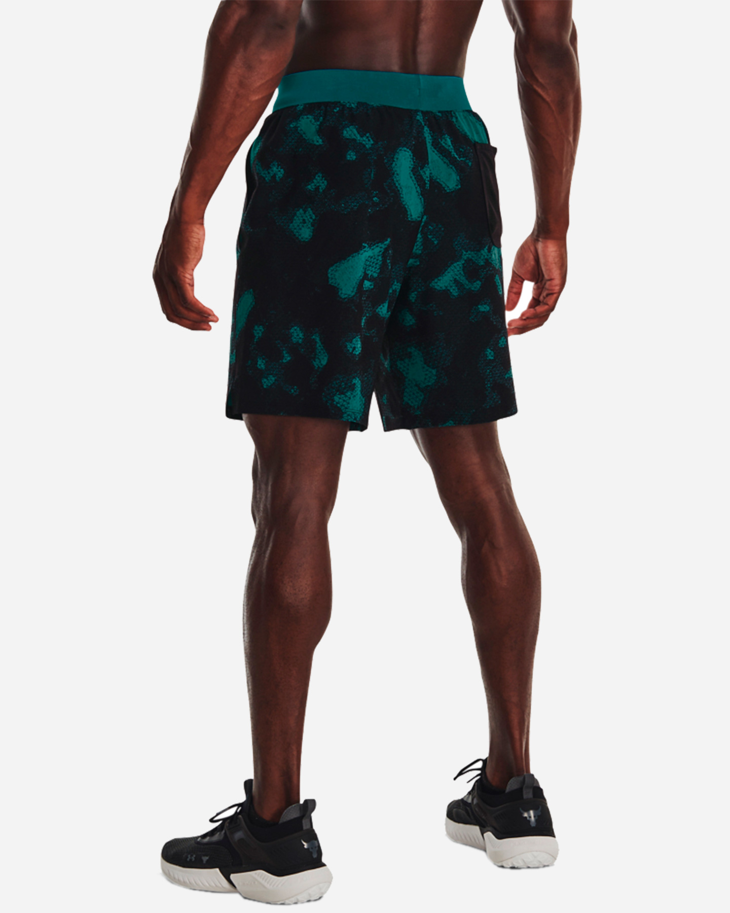 Pantaloncini UNDER ARMOUR THE ROCK PRINTED M - Verde - 3 | Cisalfa Sport