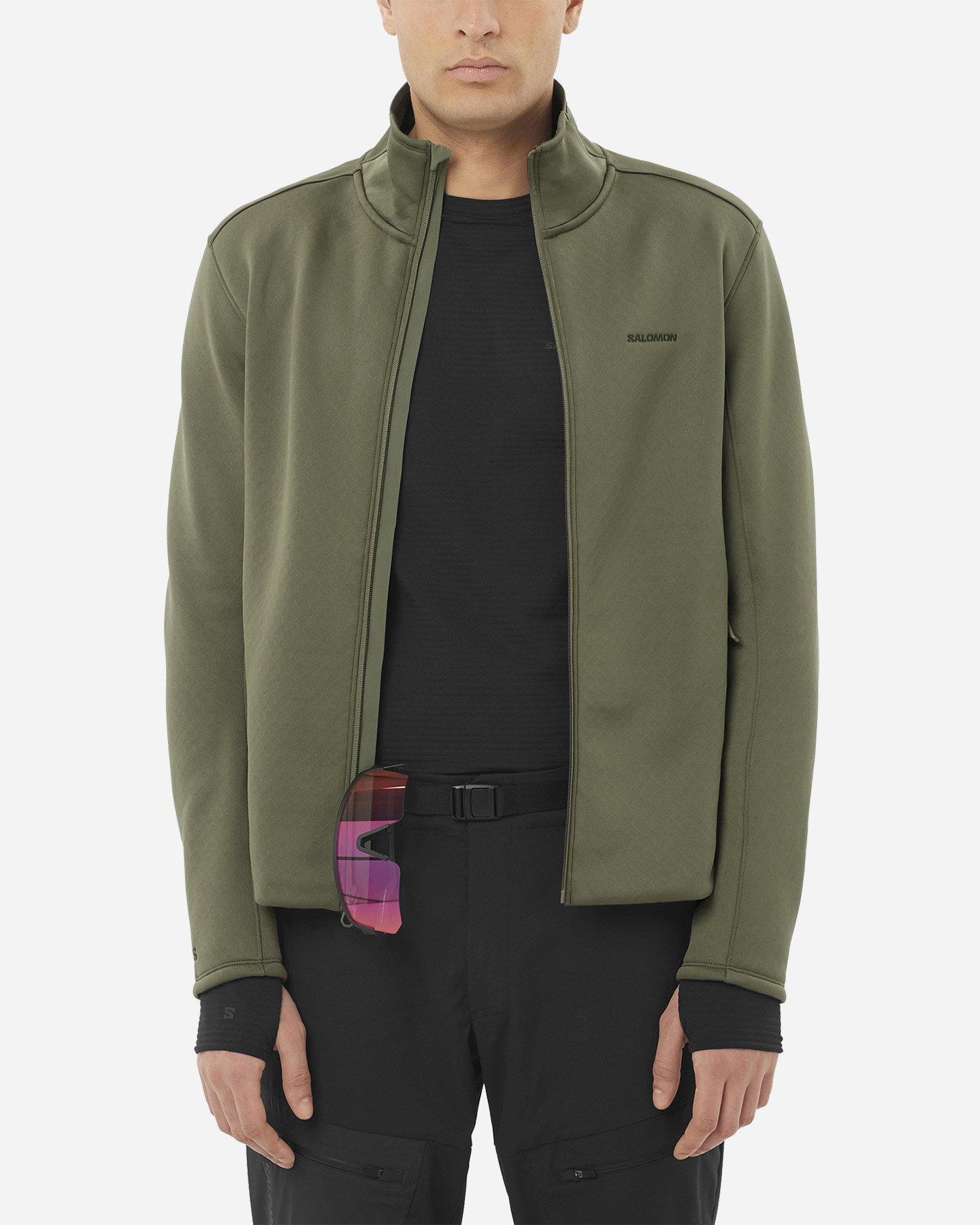 Pile SALOMON OUTLINE WARM M - Verde - 1 | Cisalfa Sport