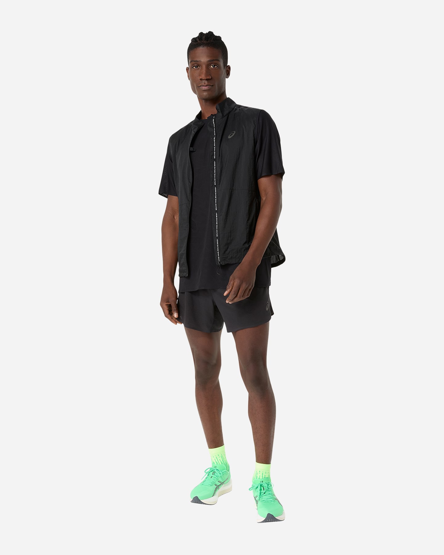 Short running ASICS METARUN 5IN M - Nero - 2 | Cisalfa Sport