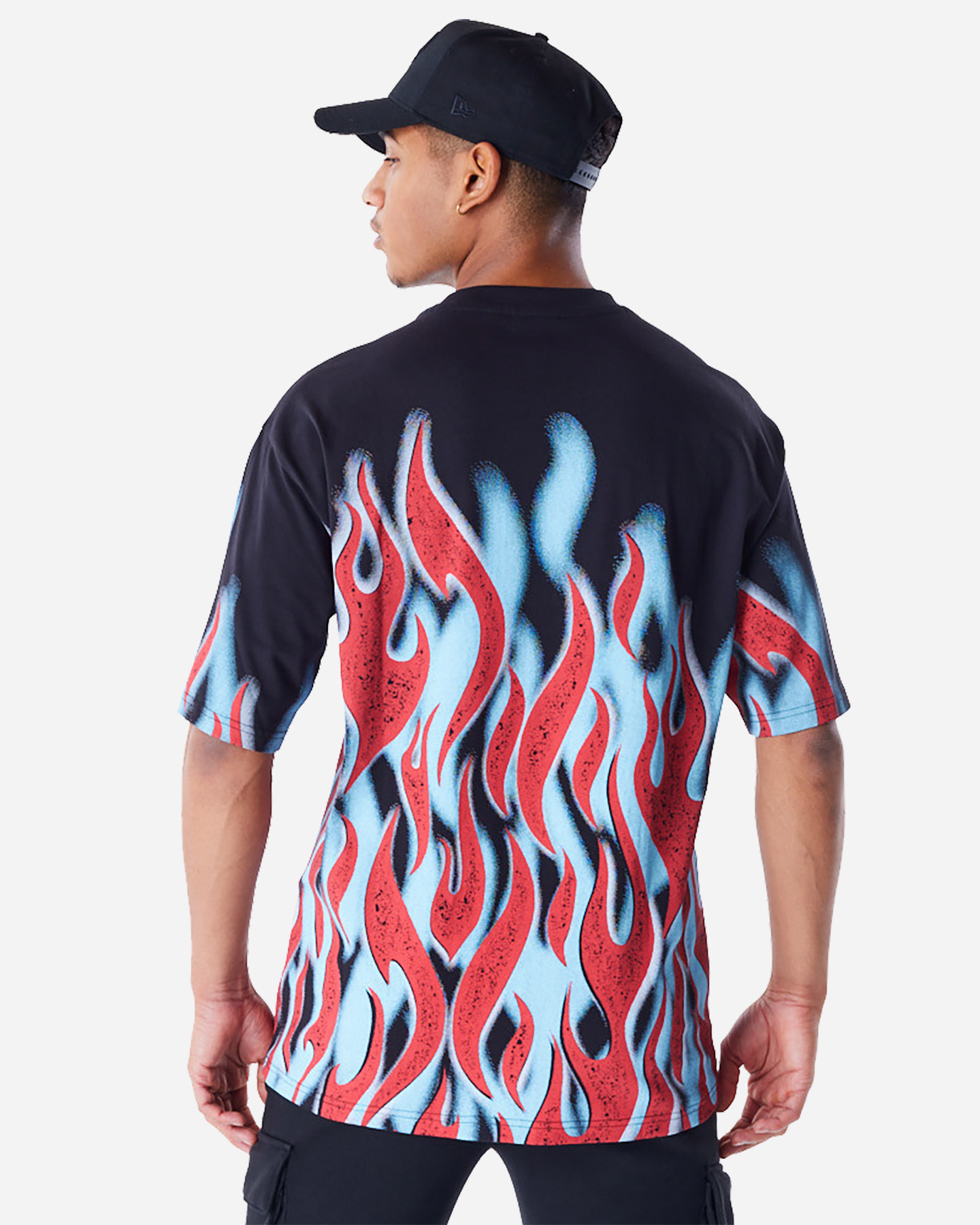 Abbigliamento basket NEW ERA FLAME BULLS M - Nero - 1 | Cisalfa Sport