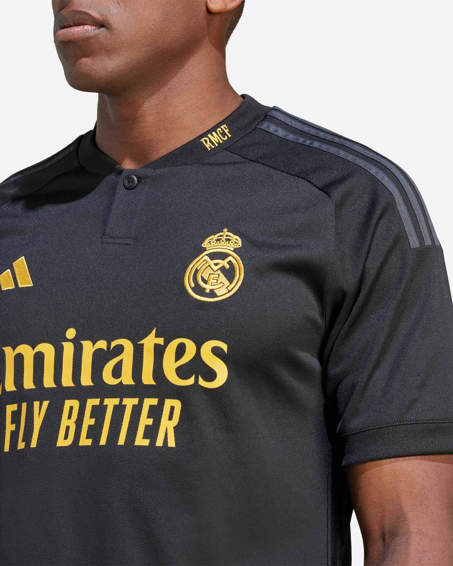 Maglia calcio ufficiale ADIDAS REAL MADRID THIRD 23-24 M - Nero - 4 | Cisalfa Sport