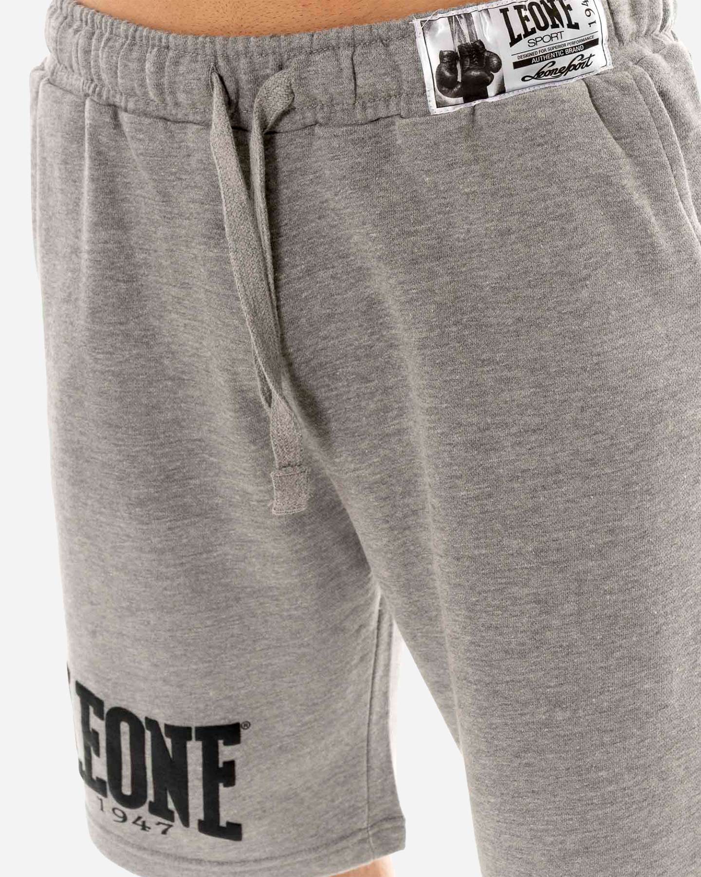 Pantaloncini LEONE BIG LOGO M - Grigio - 4 | Cisalfa Sport