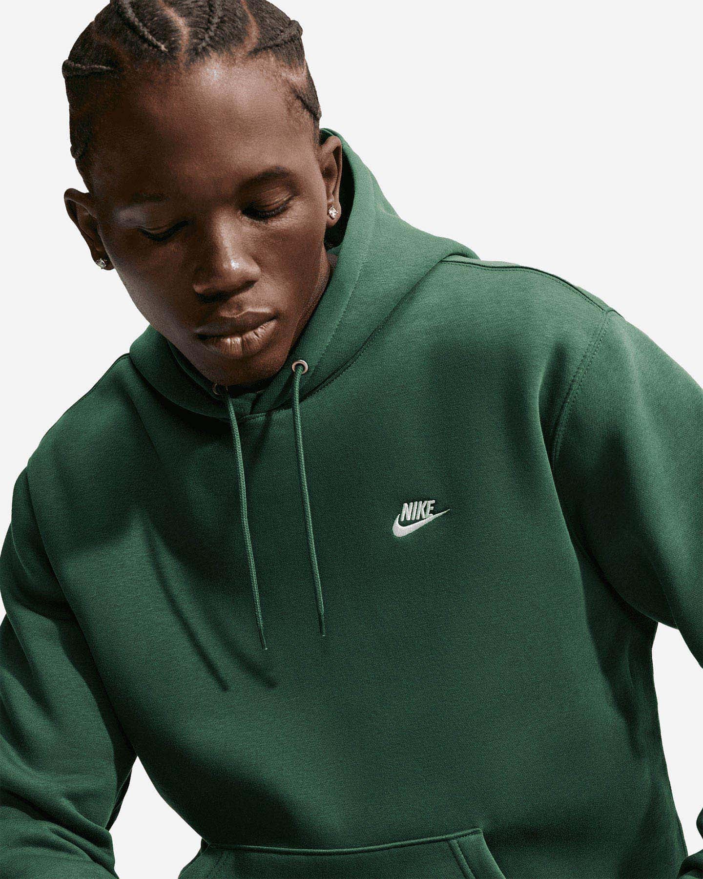 Felpa NIKE CLUB M - Verde - 5 | Cisalfa Sport