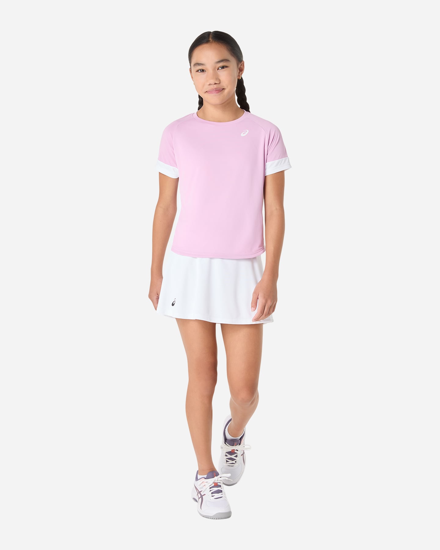 Pantalone tennis ASICS BASIC JR - Bianco - 3 | Cisalfa Sport
