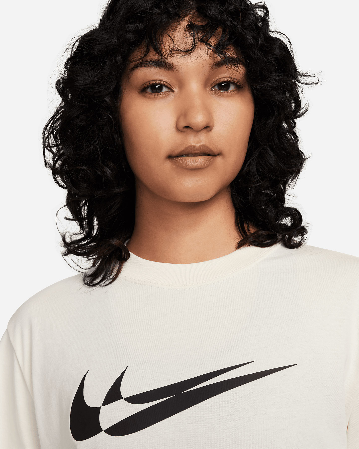 T-shirt NIKE SWOOSH W - Bianco - 2 | Cisalfa Sport