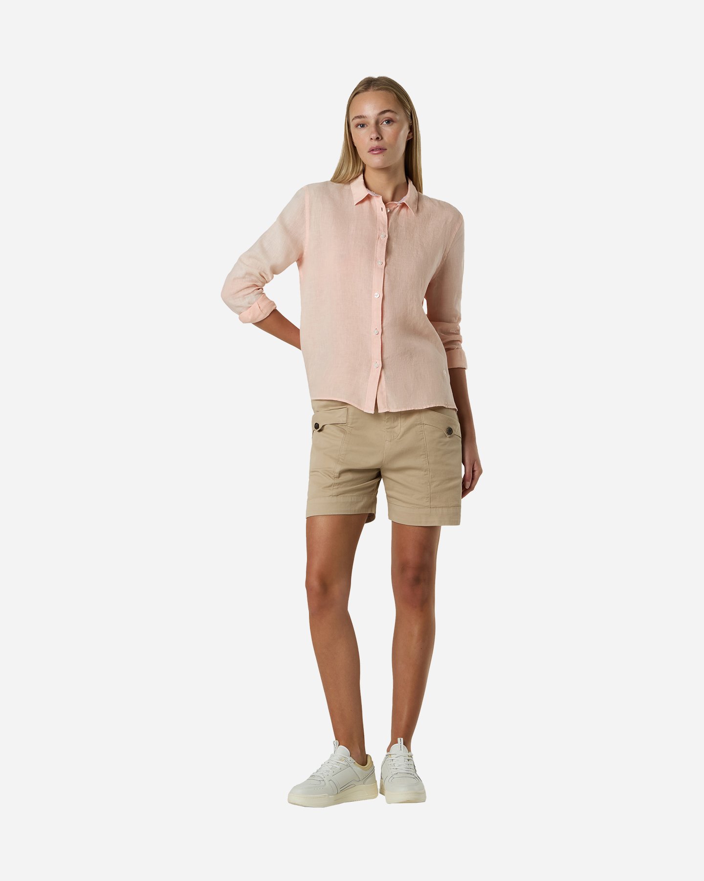 Camicia NORTH SAILS LINO W - Rosso - 2 | Cisalfa Sport