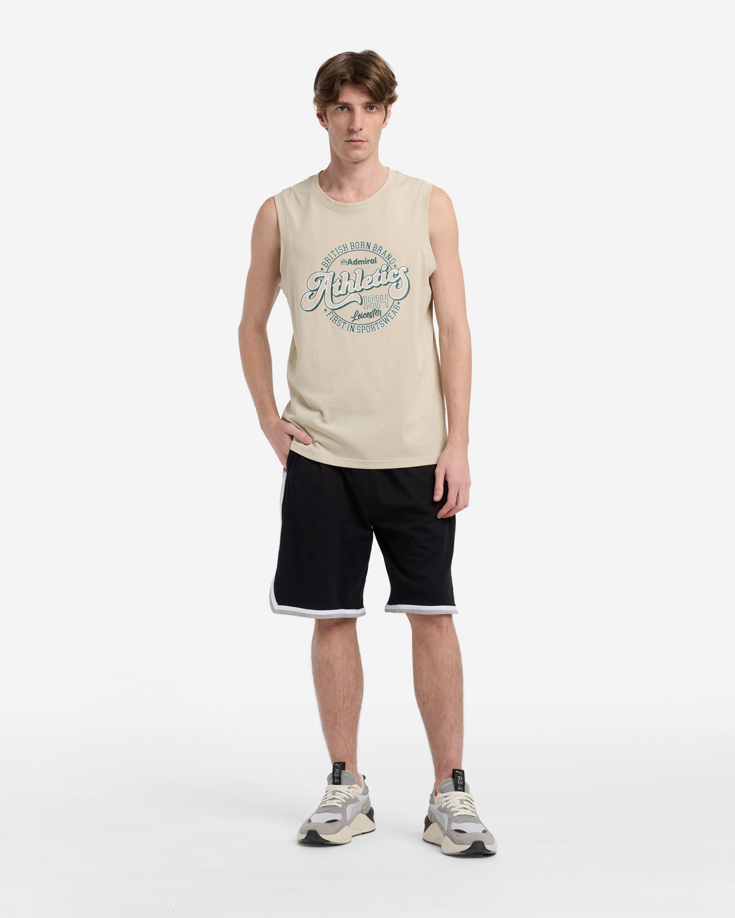 Canotta ADMIRAL ESSENTIAL COLLEGE M - Beige - 2 | Cisalfa Sport