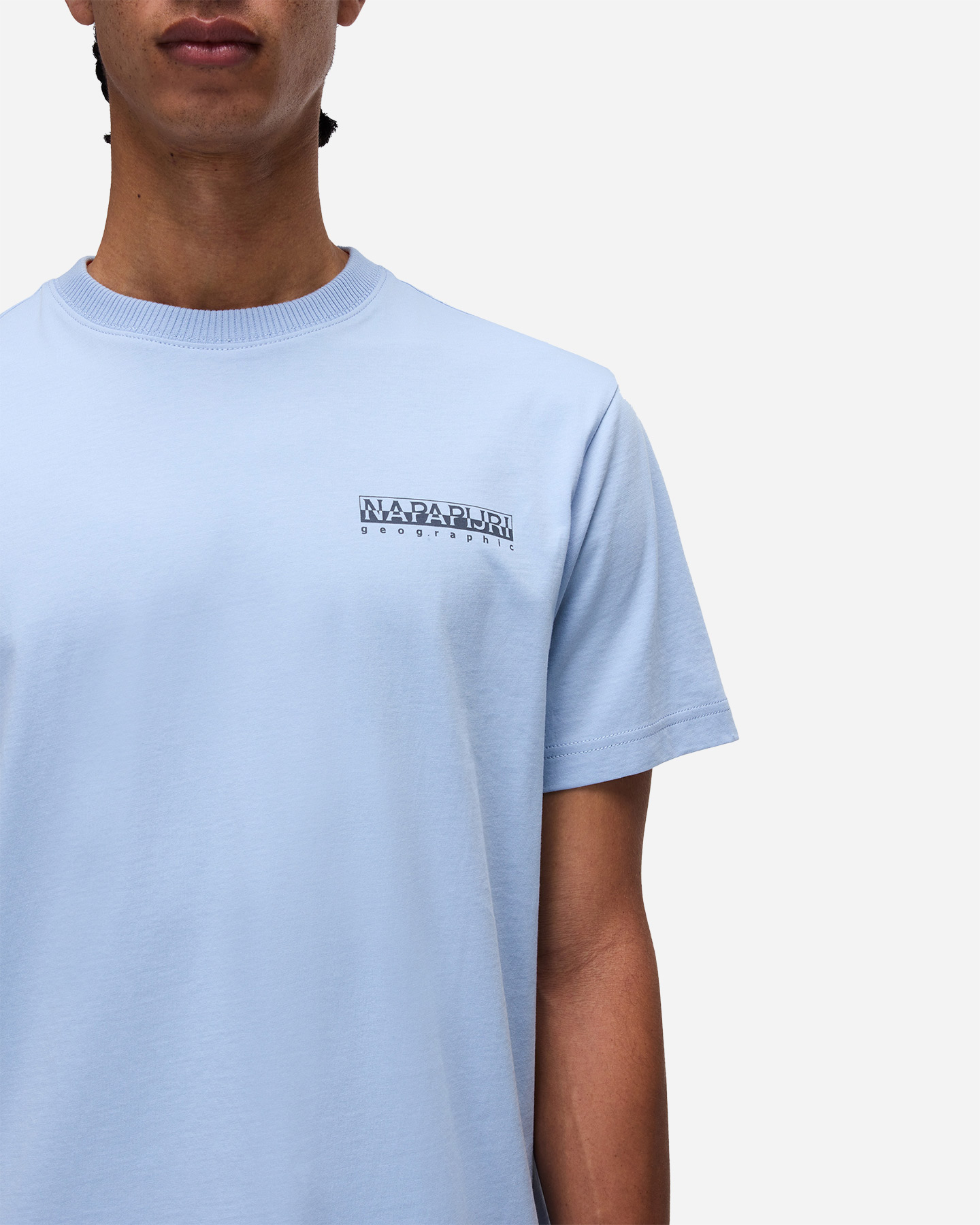 T-shirt NAPAPIJRI GRAPHIC BACK M - Azzurro - 4 | Cisalfa Sport
