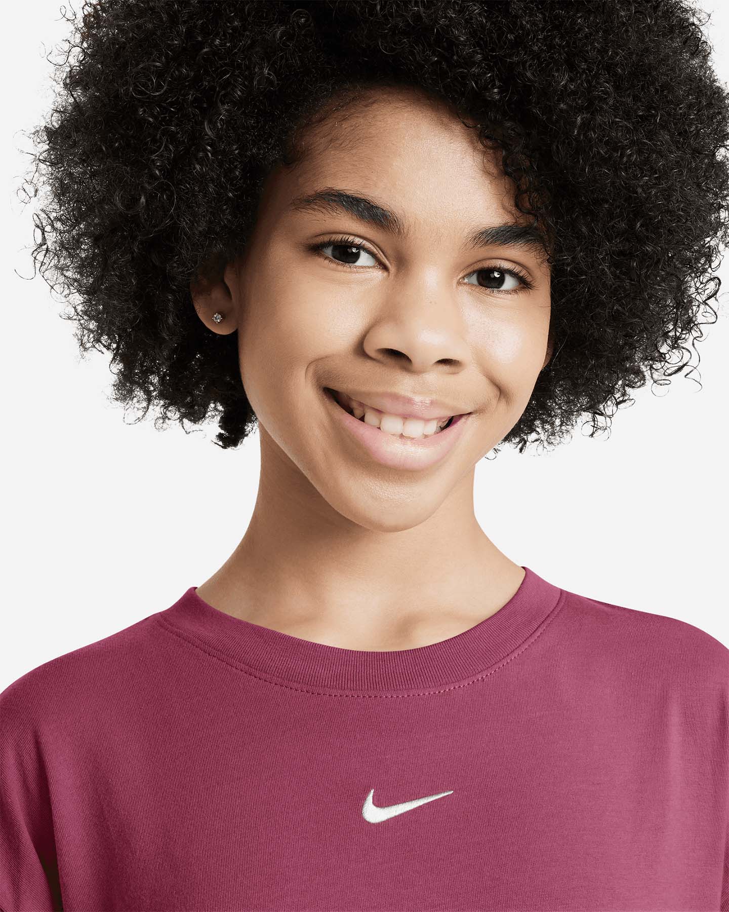T-shirt NIKE SMALL LOGO JR - Fucsia - 2 | Cisalfa Sport