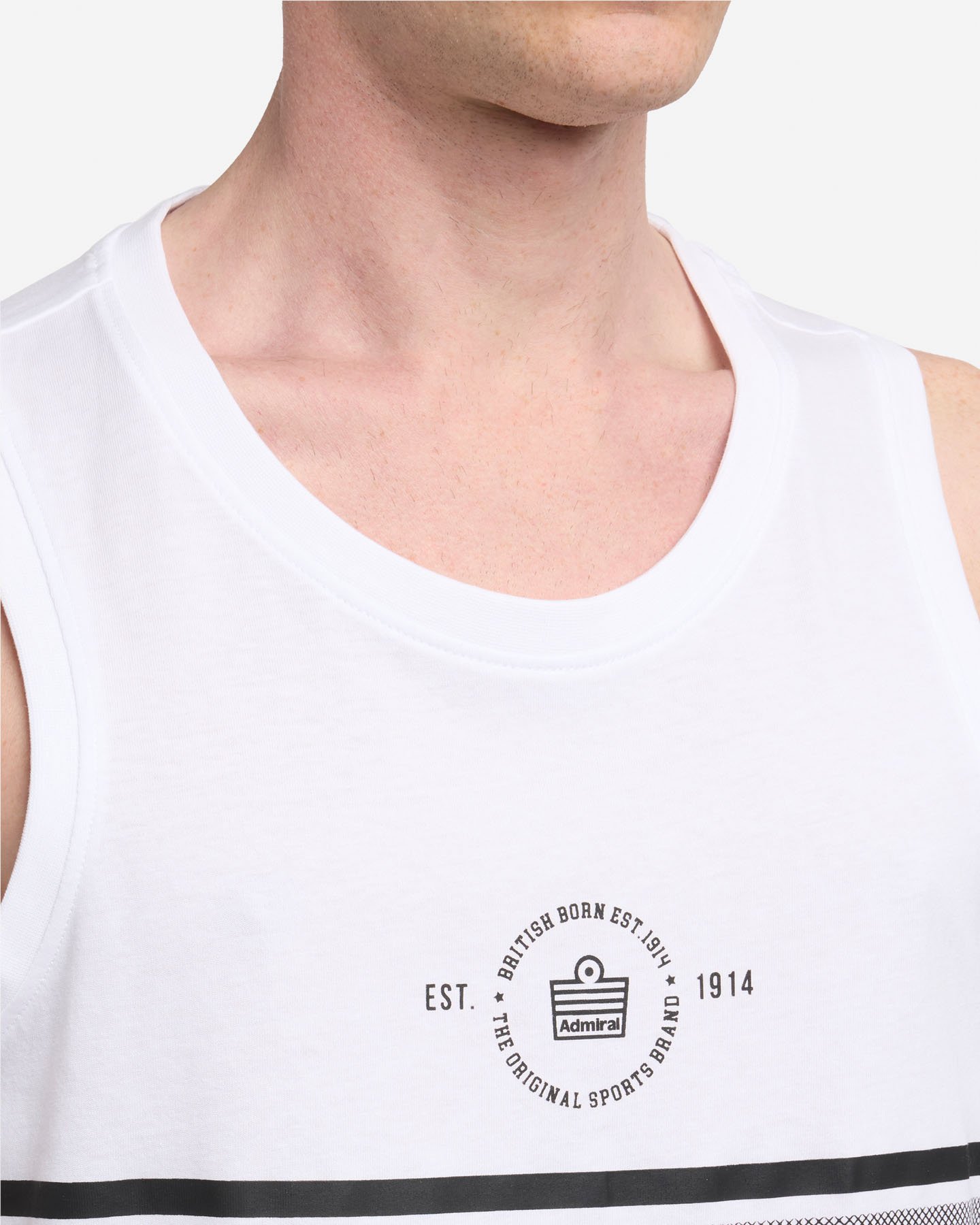 Canotta ADMIRAL ESSENTIAL ATHLETE M - Bianco - 5 | Cisalfa Sport