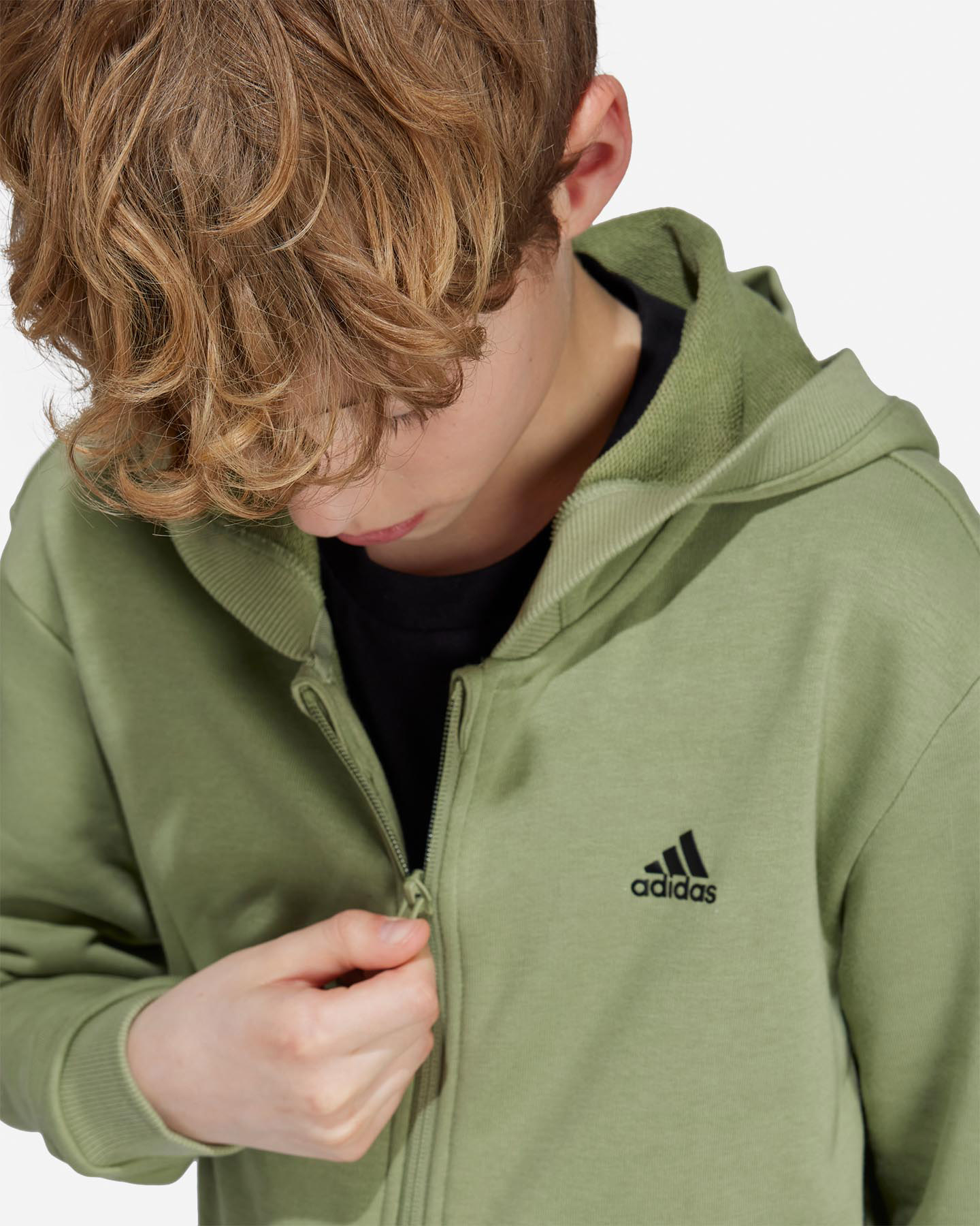 Felpa ADIDAS STREET JAM JR - Verde - 4 | Cisalfa Sport