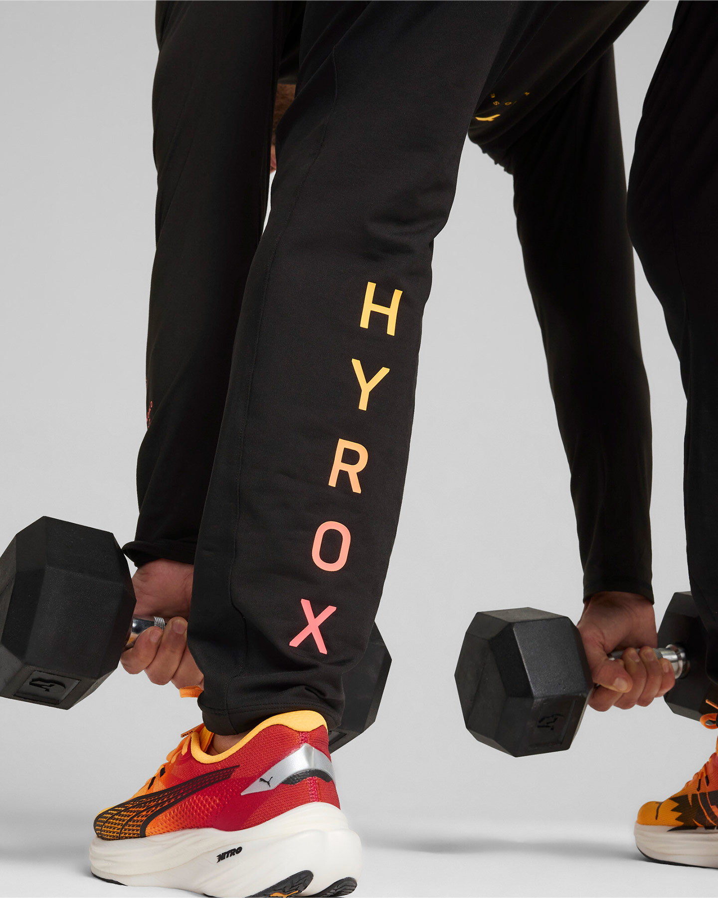 Pantalone training PUMA HYROX ALWAYS ON CLOUDSPUN M - Nero - 5 | Cisalfa Sport