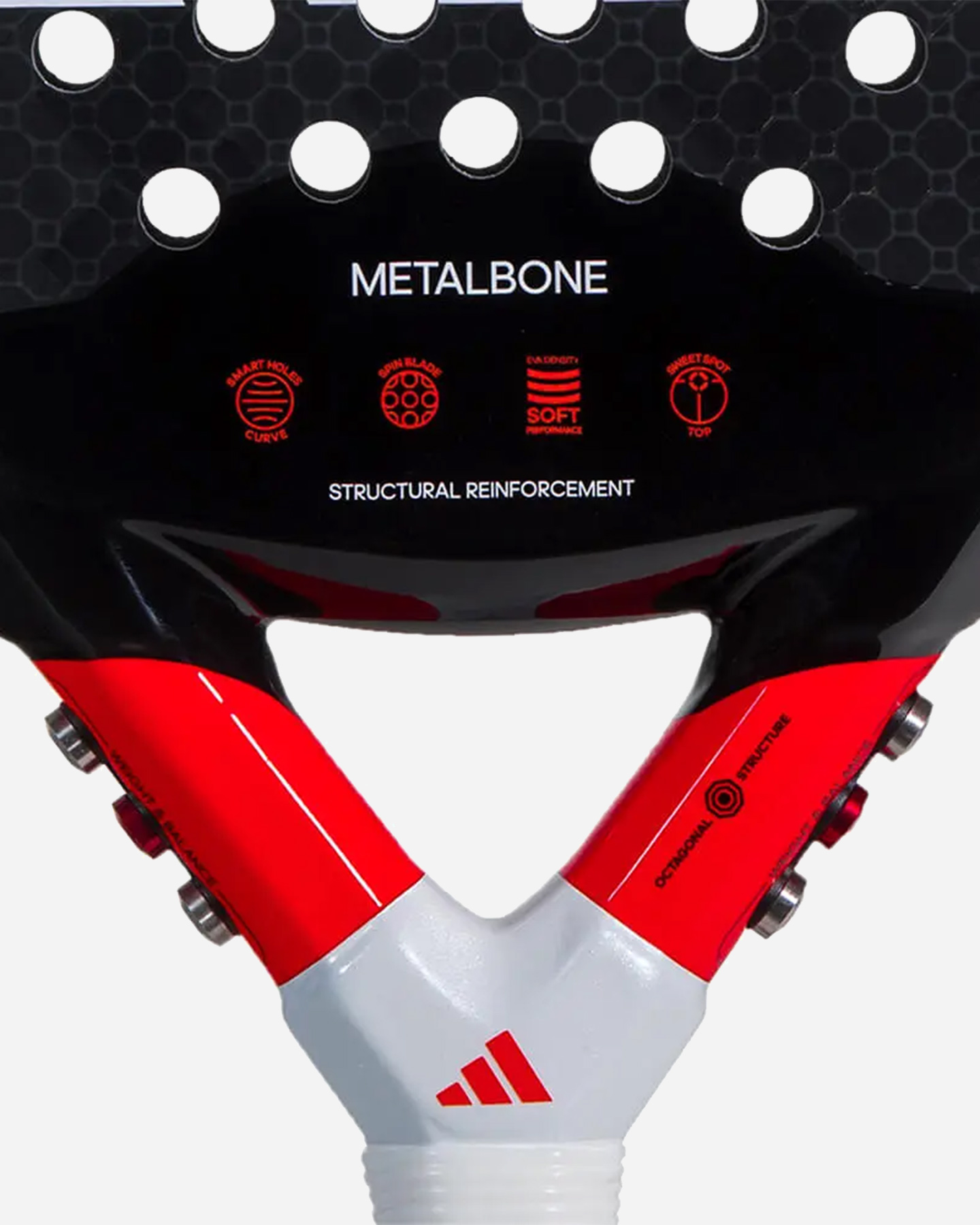 Racchetta padel performance ADIDAS METALBONE 3.2  - Nero - 4 | Cisalfa Sport
