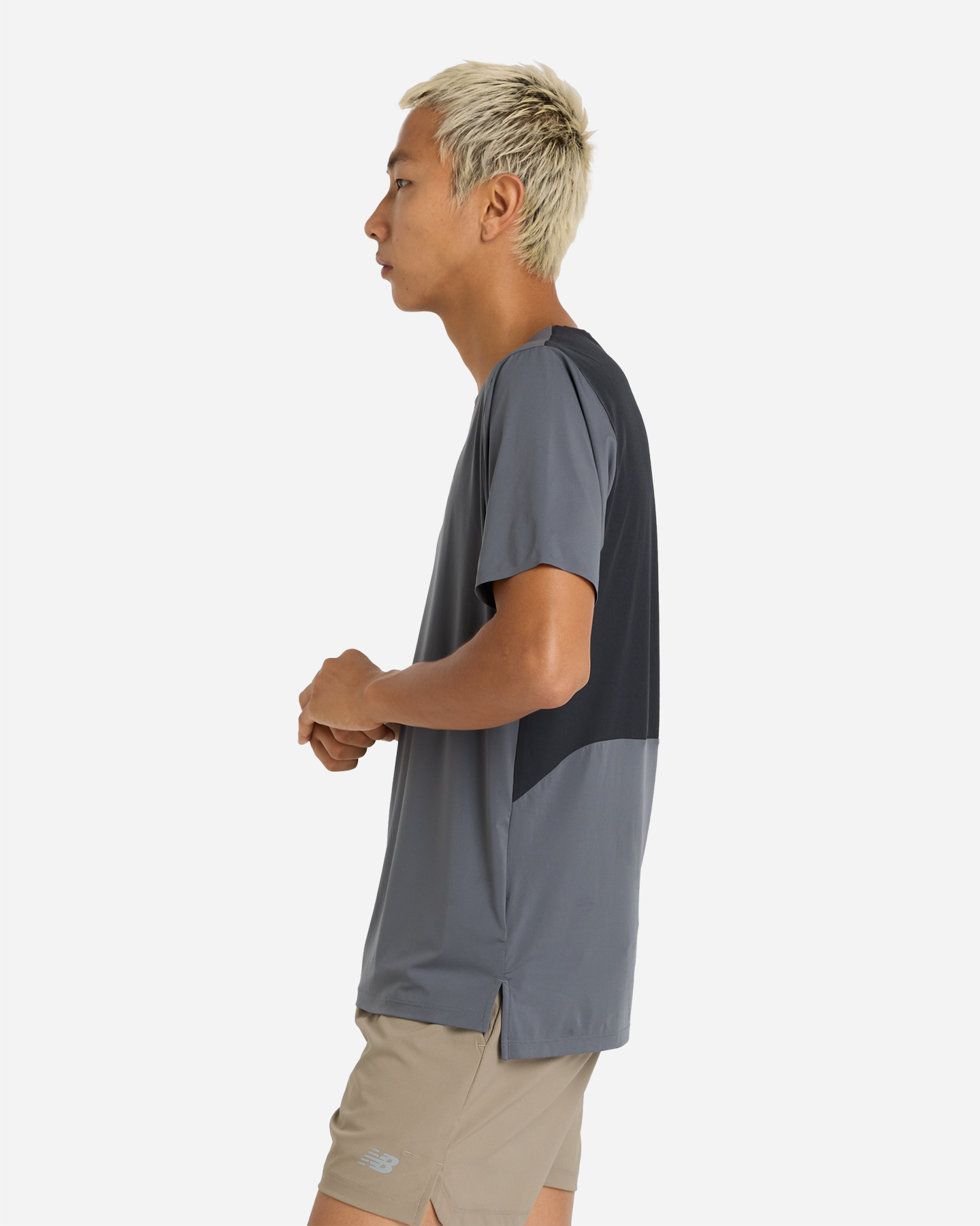 T-shirt running NEW BALANCE RACE DAY M - Grigio - 1 | Cisalfa Sport