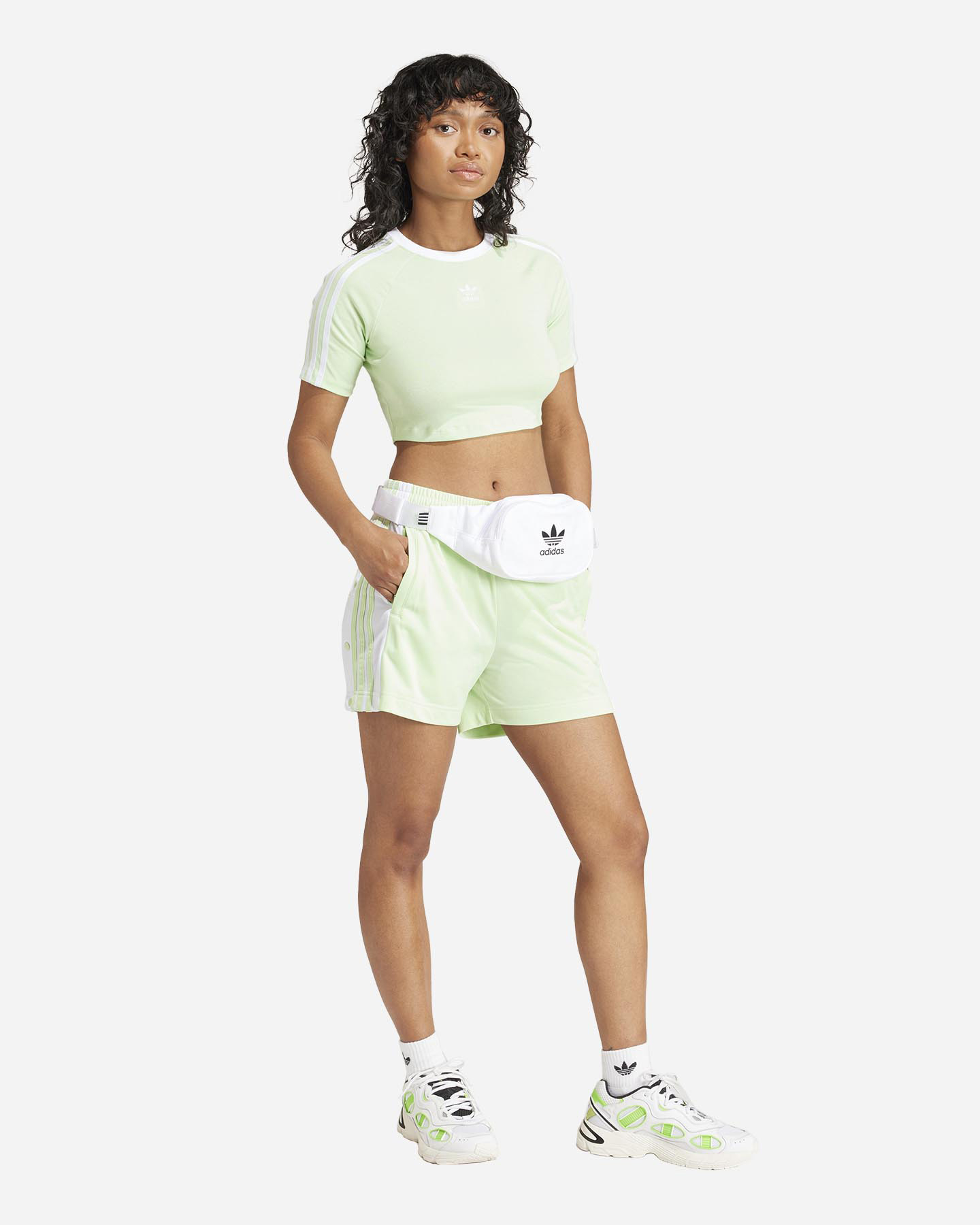 T-shirt ADIDAS ORIGINAL 3STRIPES W - Verde - 3 | Cisalfa Sport